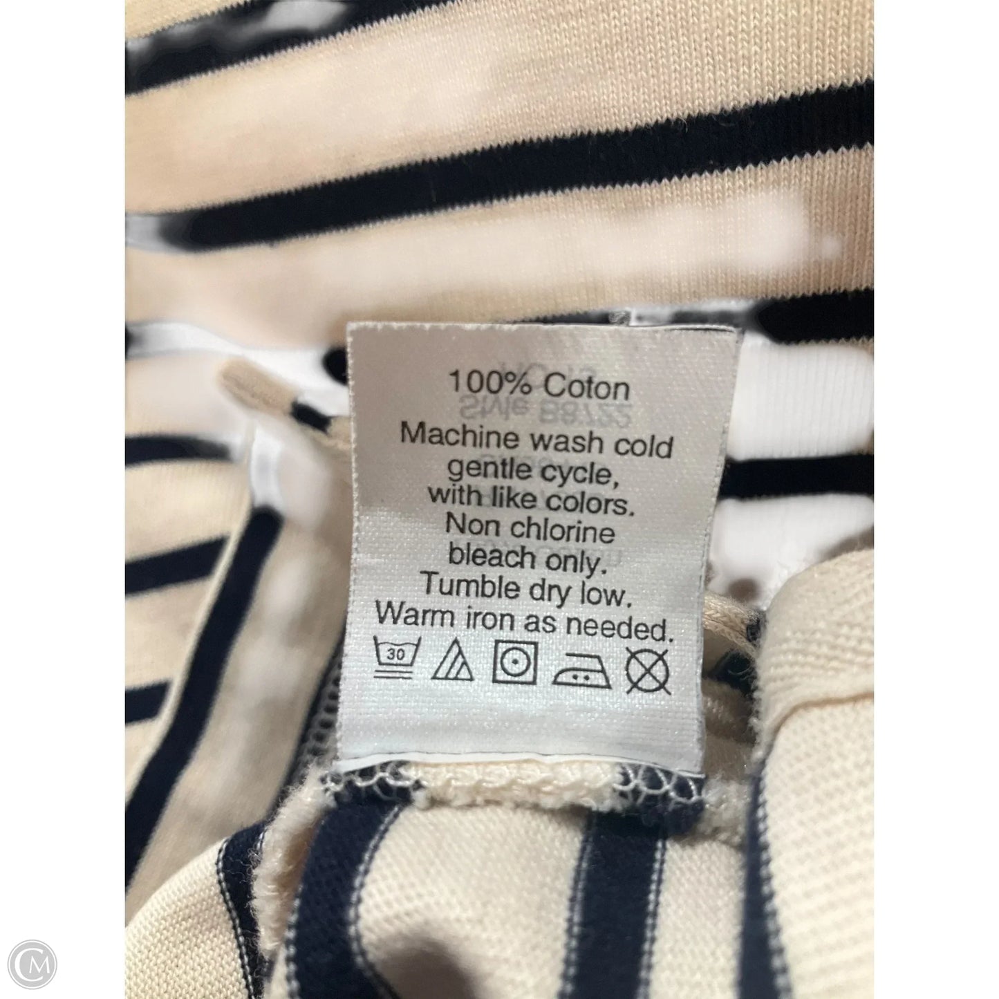 Top Long Sleeve By J. Crew In Striped Pattern, Size: Xs