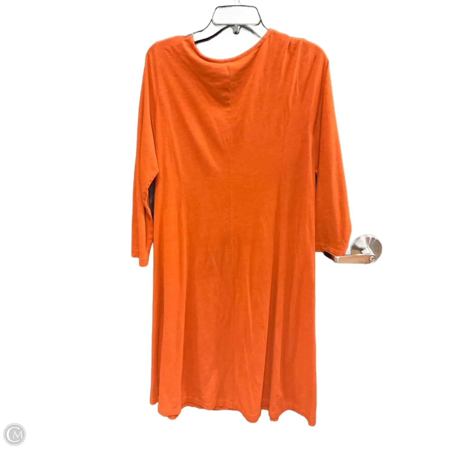 Dress Casual Midi By J. Jill In Orange, Size: L