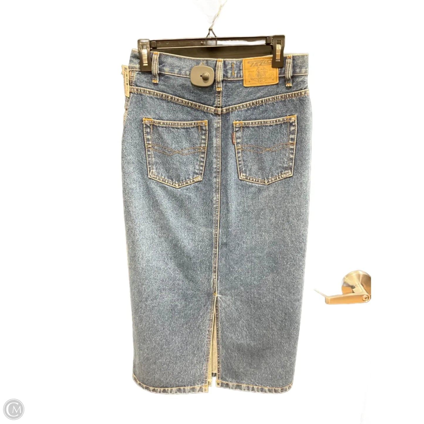 Skirt Midi By Clothes Mentor In Blue, Size: 14