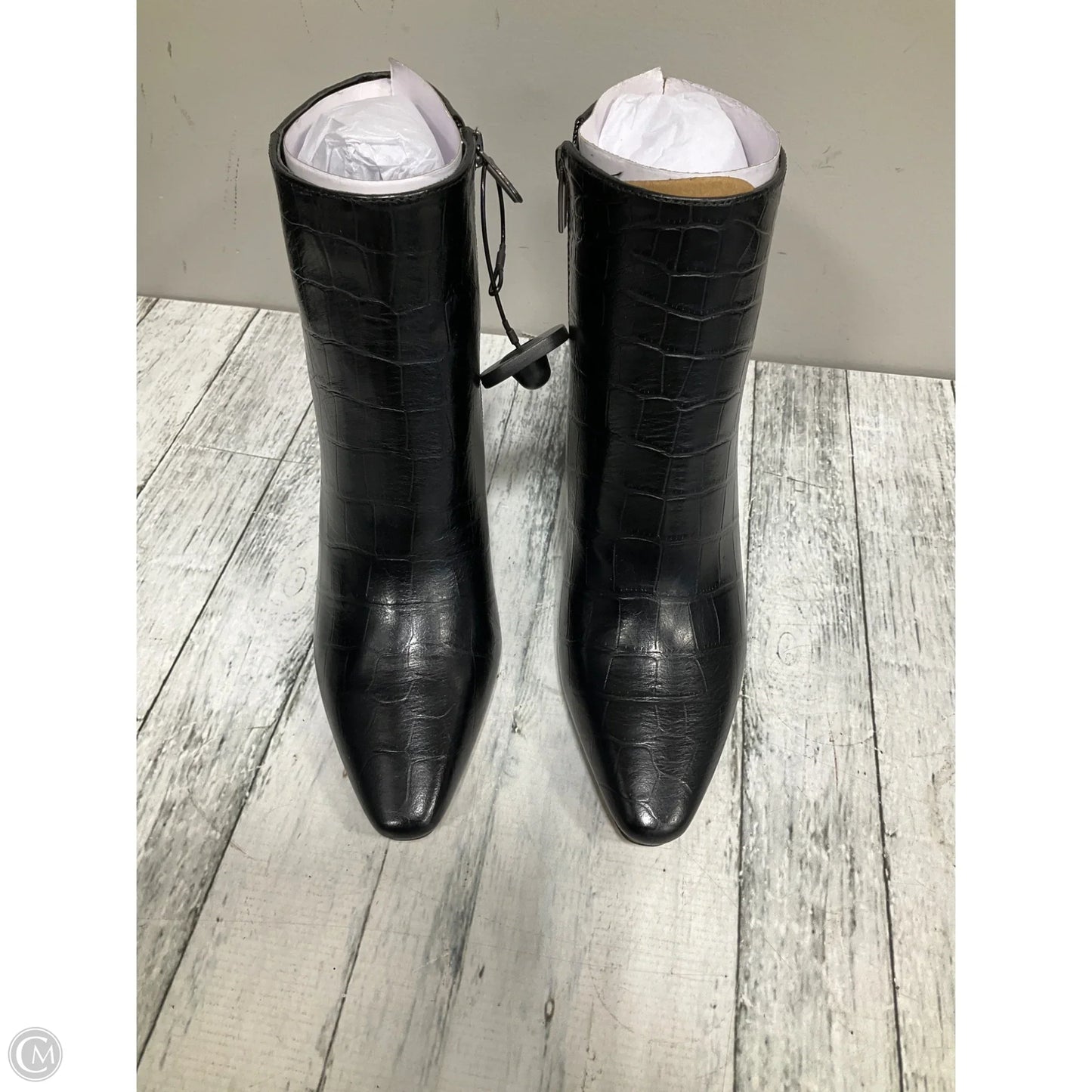 Boots Ankle Heels By Vince Camuto In Black, Size: 8