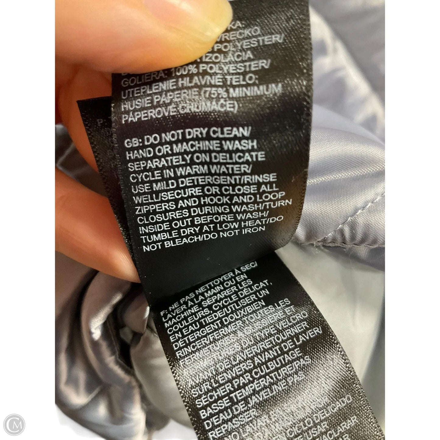 Vest Puffer & Quilted By The North Face In Grey, Size: Xl