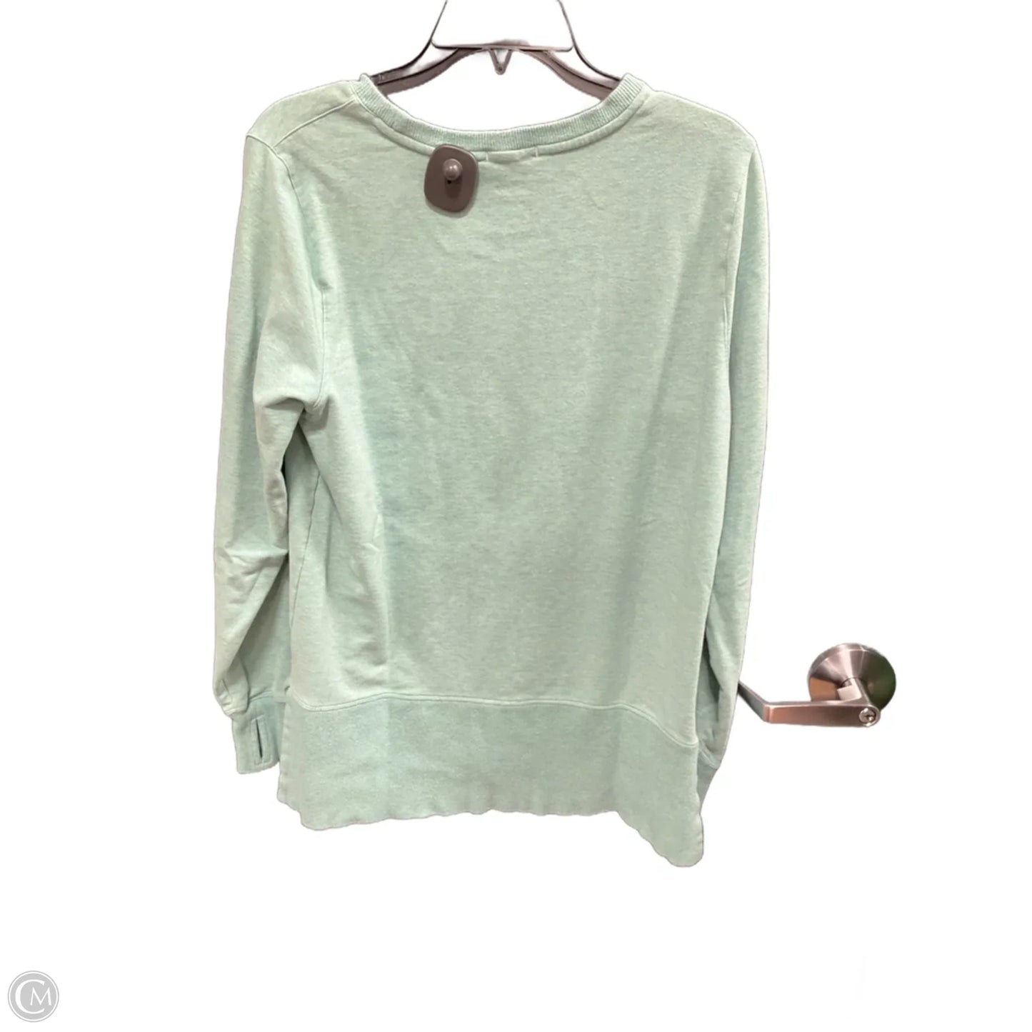 Athletic Sweatshirt Crewneck By L.l. Bean In Green, Size: M