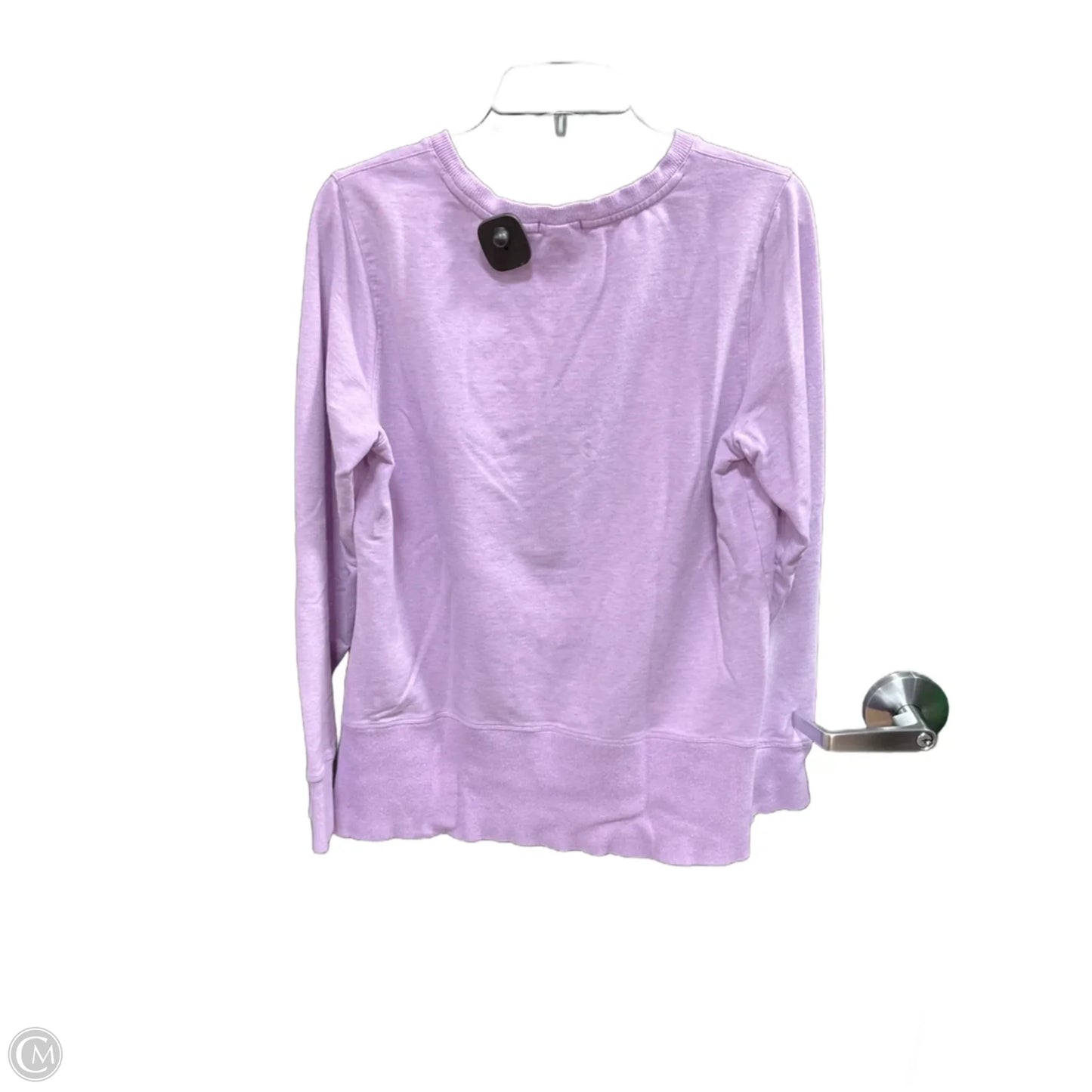 Athletic Sweatshirt Crewneck By L.l. Bean In Purple, Size: M