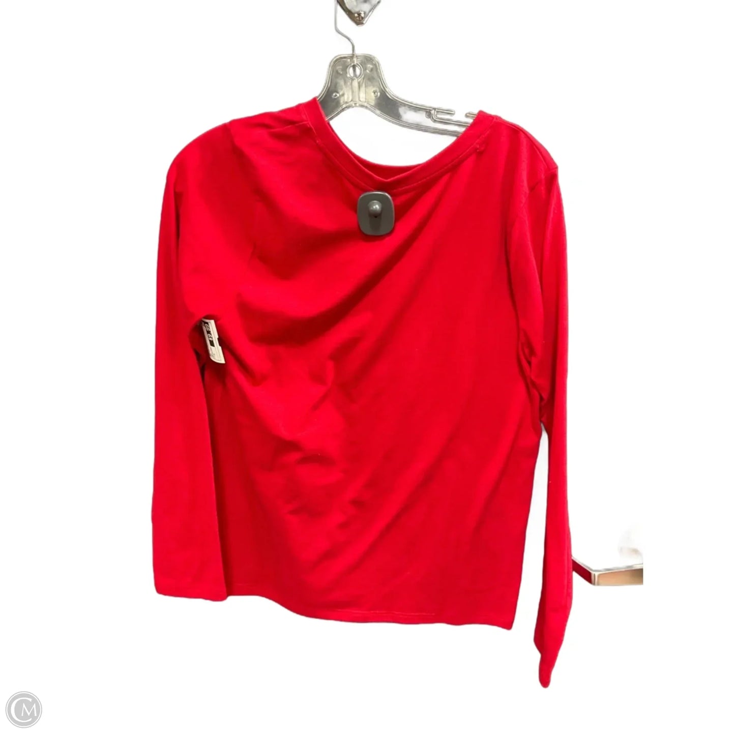 Top Long Sleeve By Sonoma In Red, Size: M
