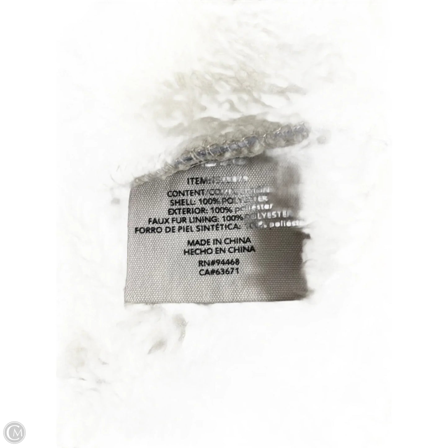 Jacket Shirt By Sage In Grey & White, Size: Xl