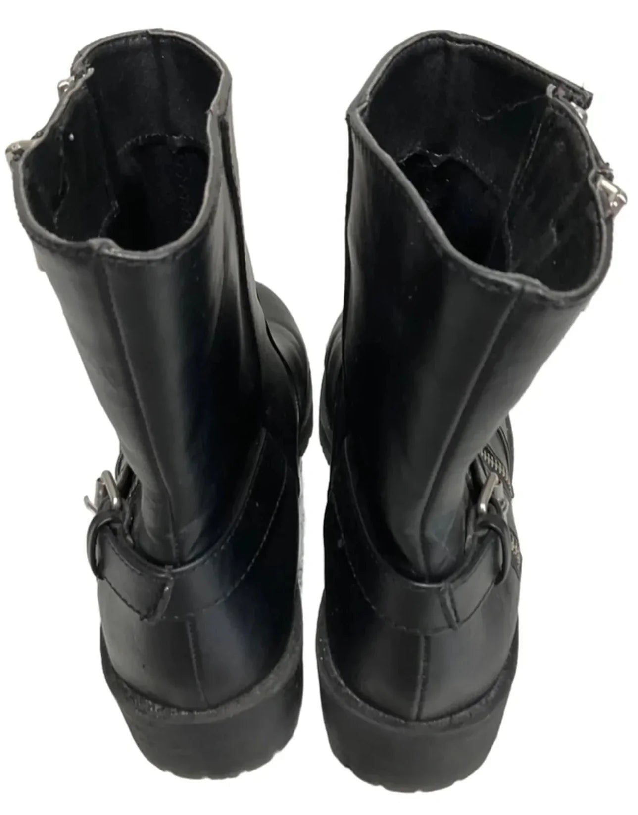 Boots Ankle Flats By Brash In Black, Size: 7