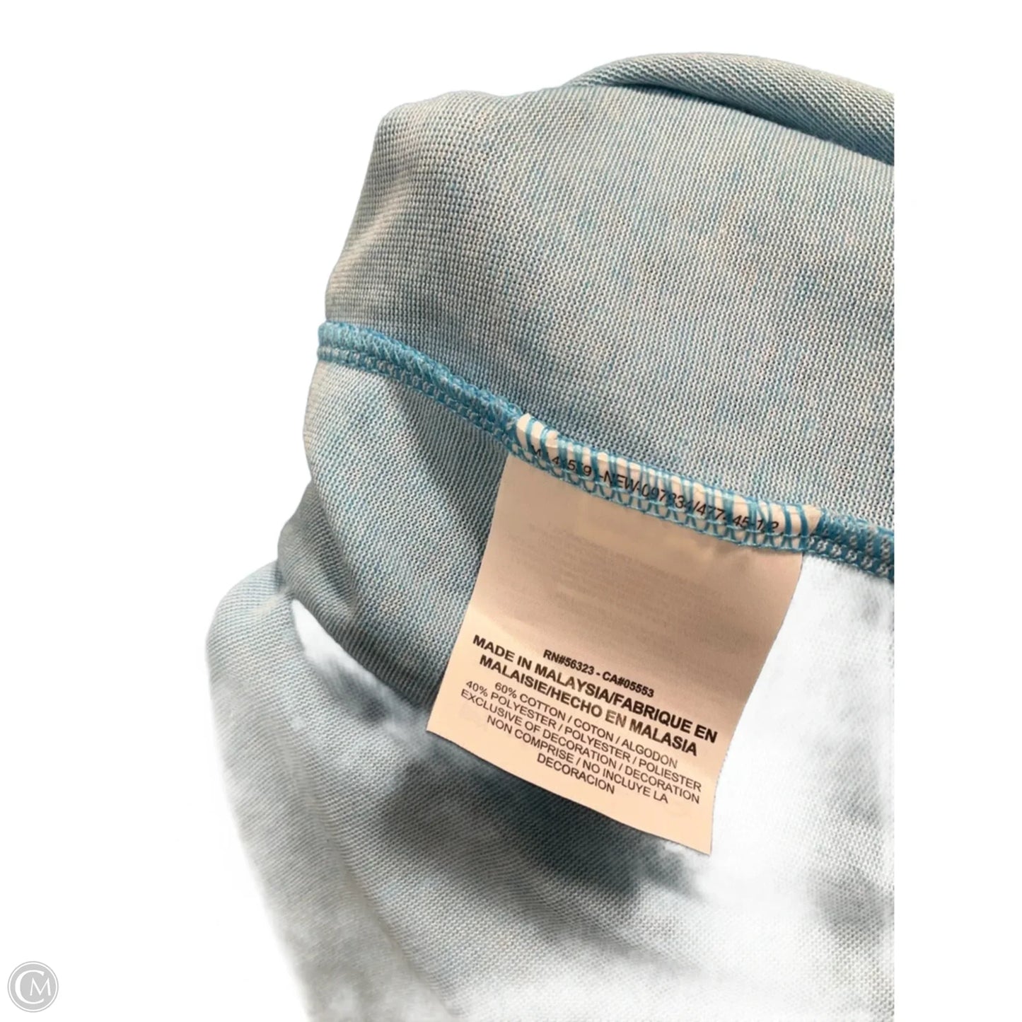 Athletic Top Long Sleeve Crewneck By Nike Apparel In Blue, Size: L