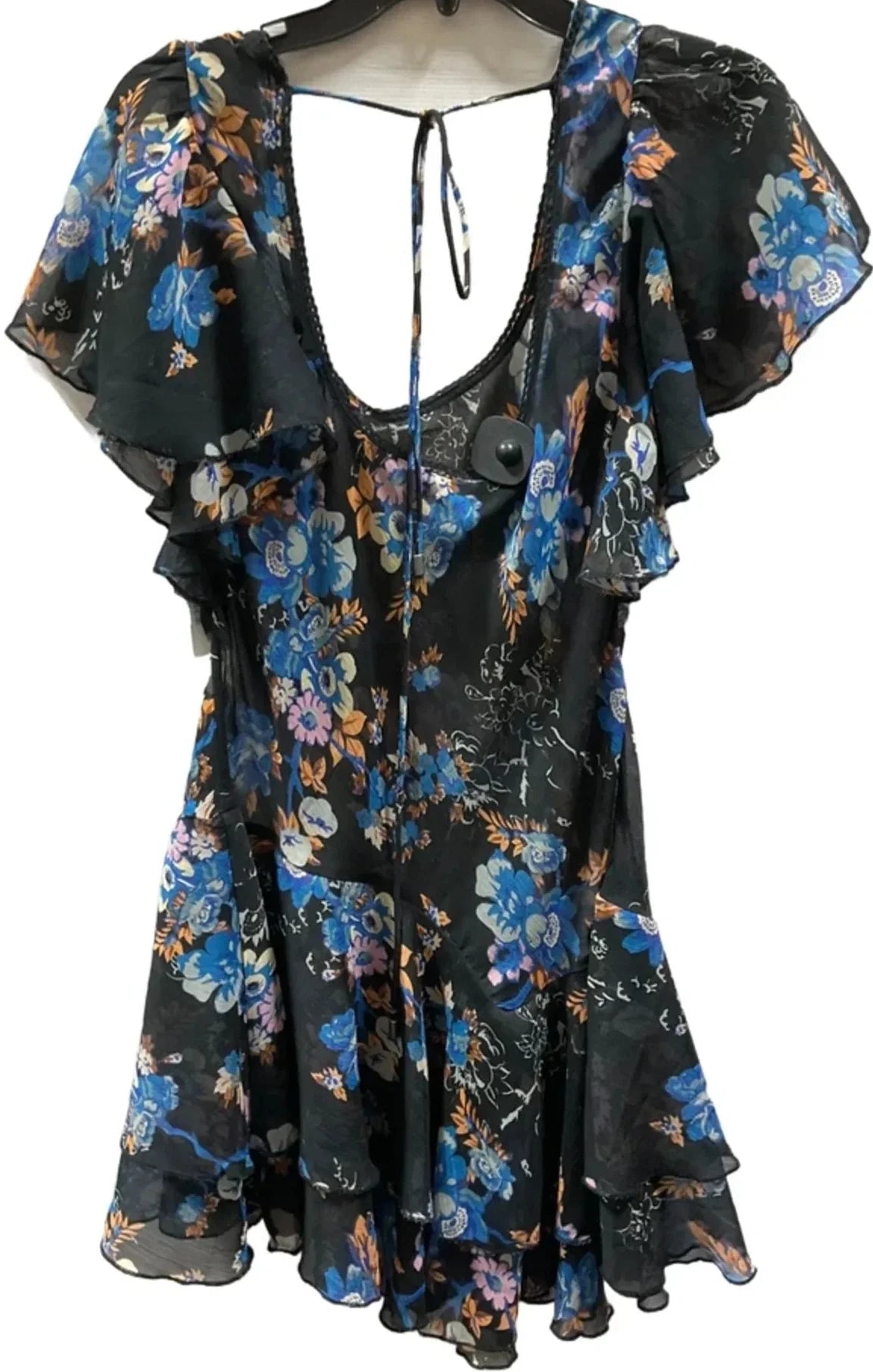 Tunic Short Sleeve By Free People In Floral Print, Size: S