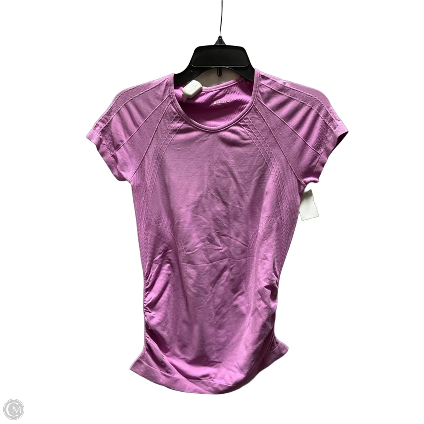 Athletic Top Short Sleeve By Athleta In Purple, Size: S