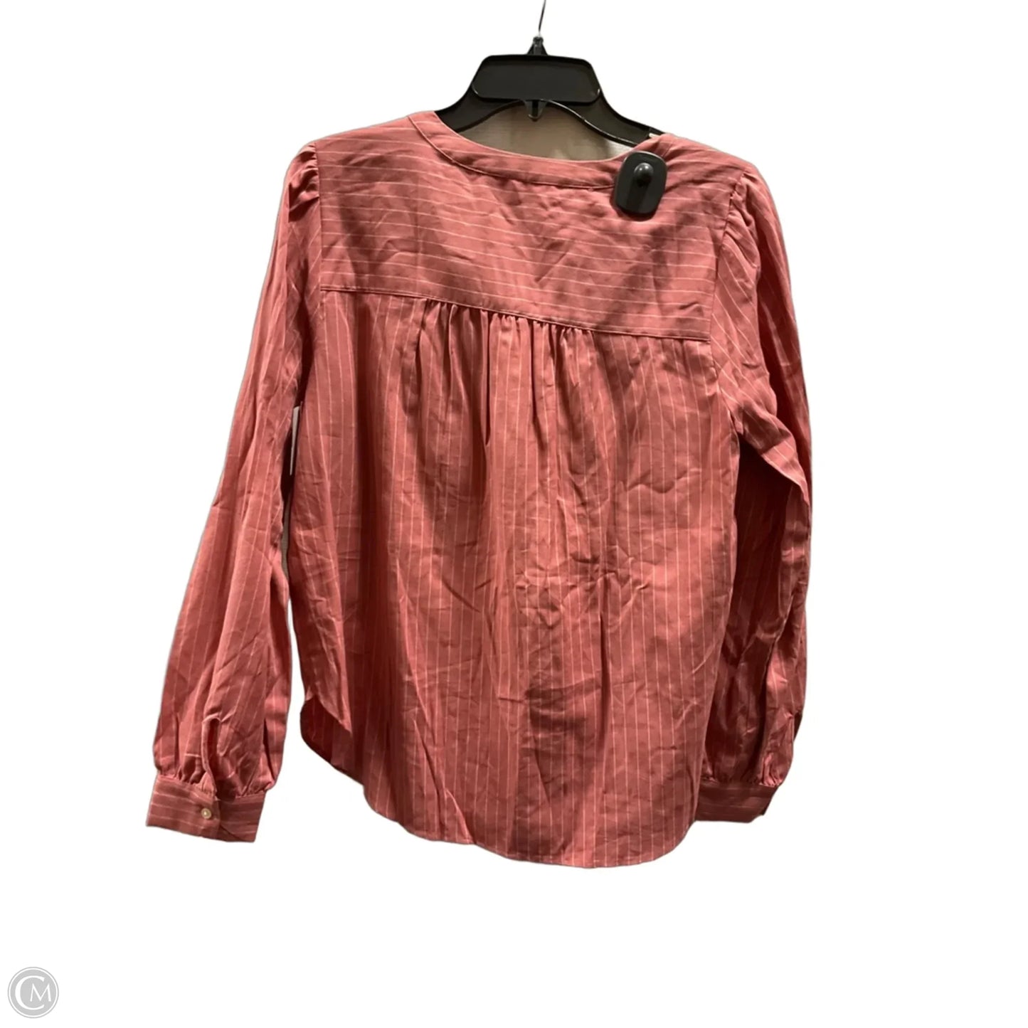 Top Long Sleeve By Loft In Pink, Size: M