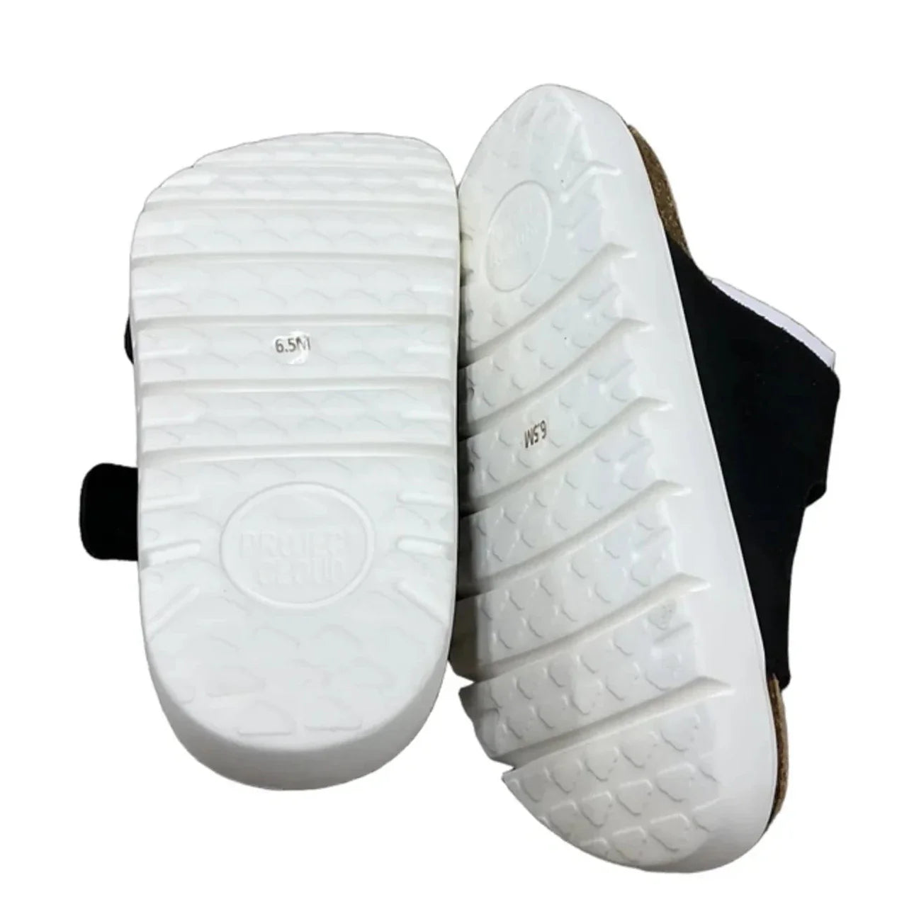Sandals Flats By Cmf In Black, Size: 6.5