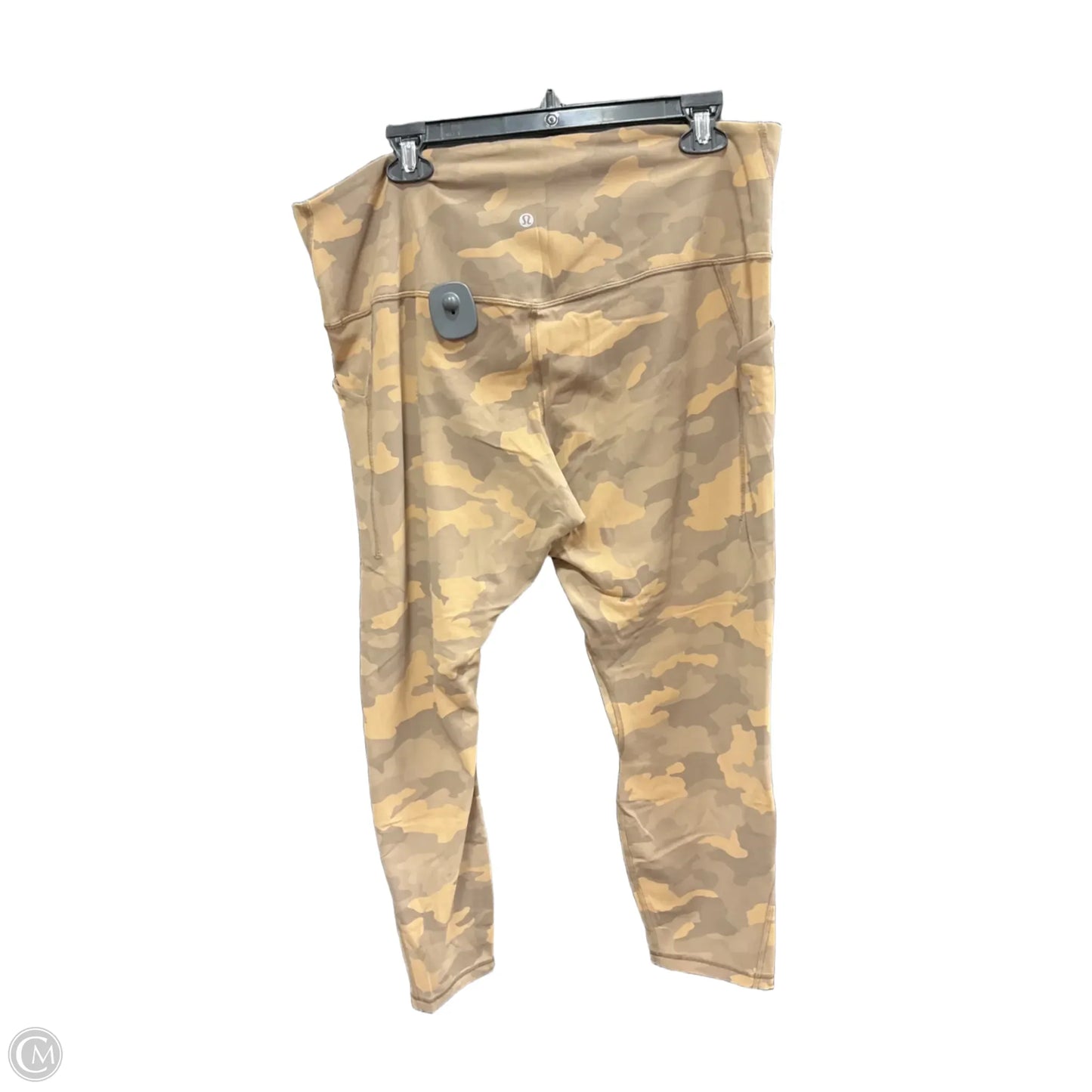 Athletic Leggings By Lululemon In Camouflage Print, Size: 18