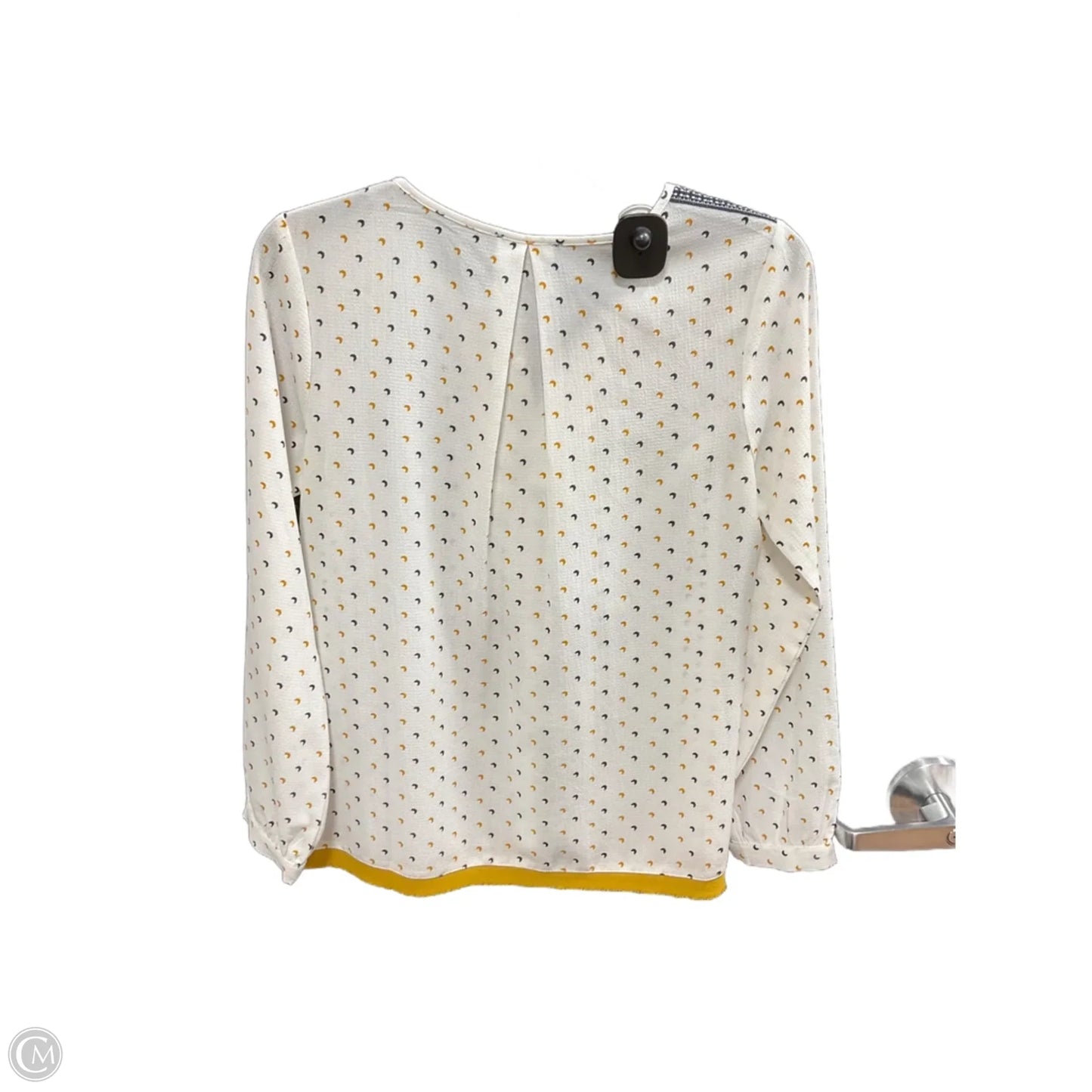Top Long Sleeve By Thml In Blue & Yellow, Size: Xs