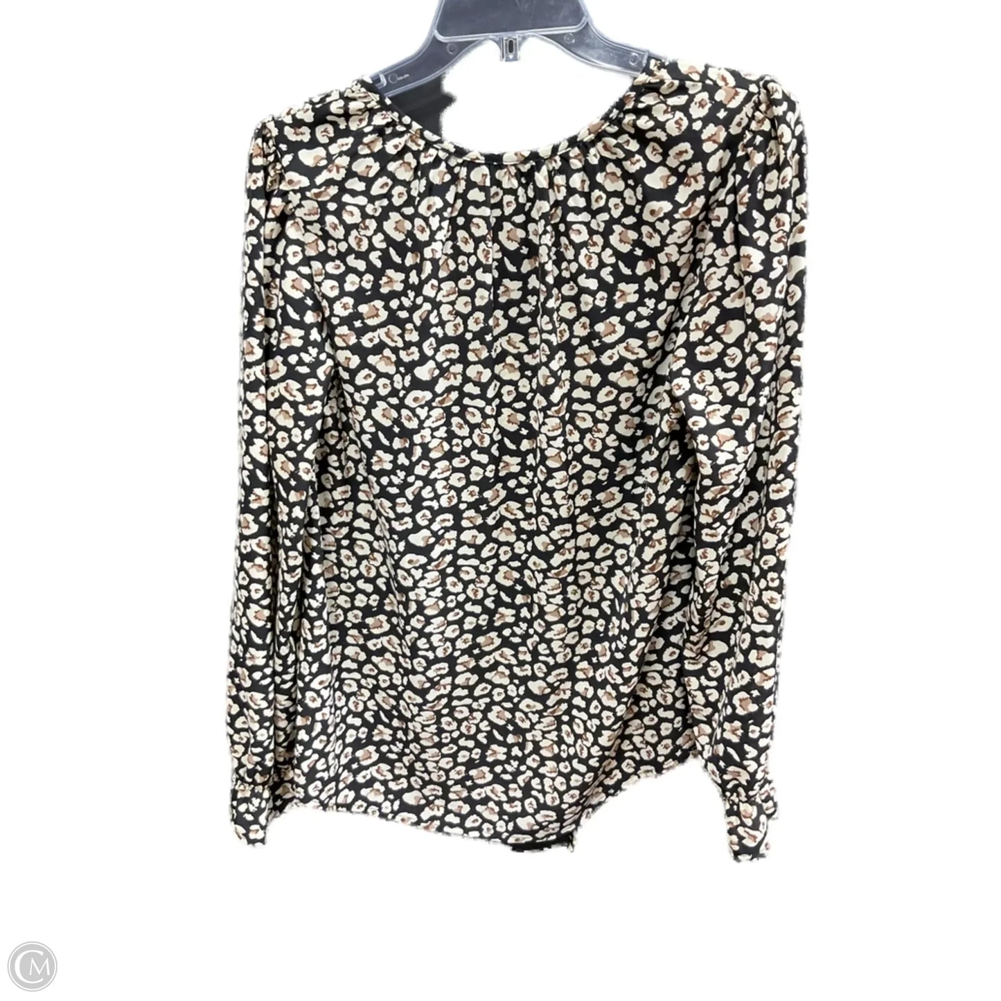 Top Long Sleeve By Clothes Mentor In Animal Print, Size: M