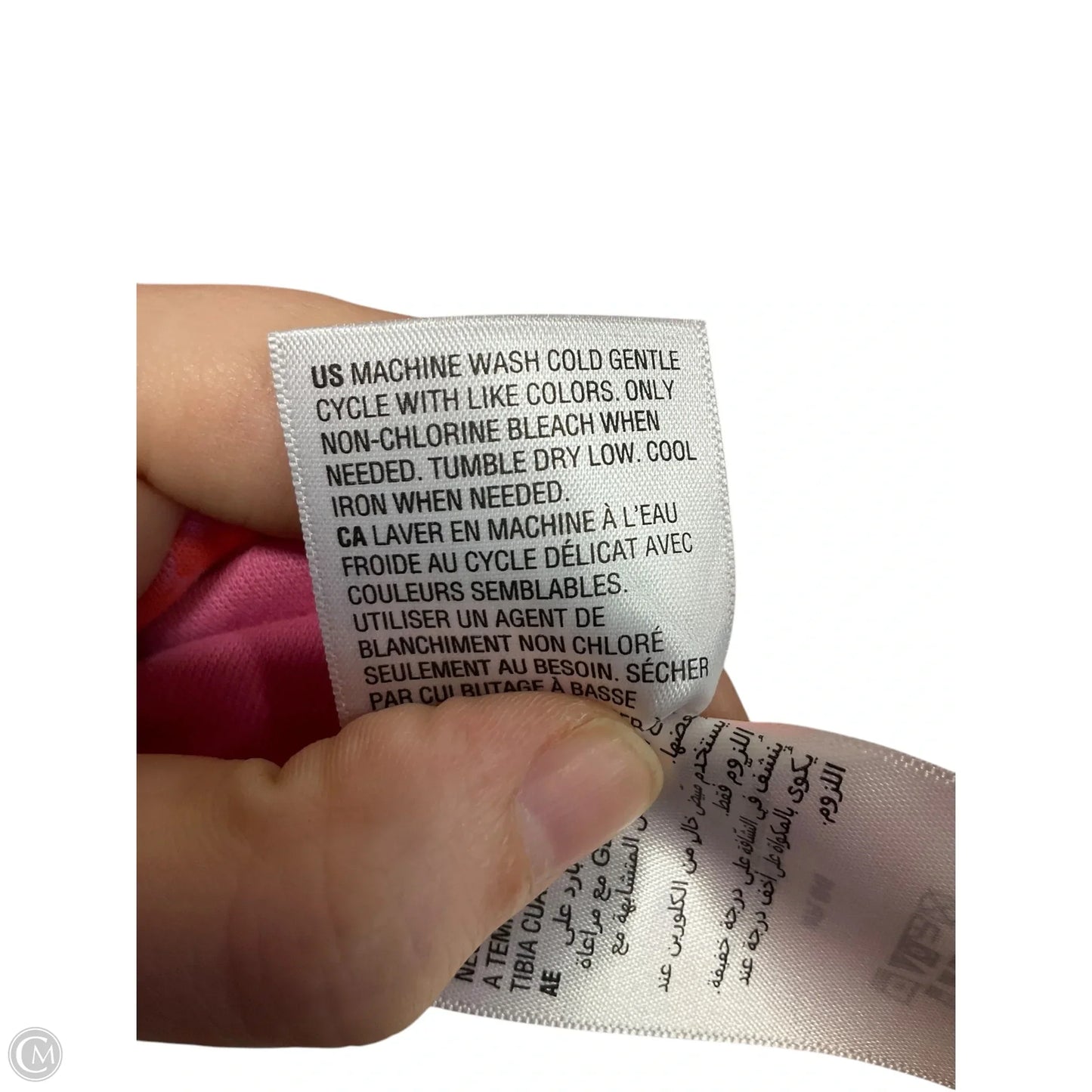 Top Short Sleeve Basic By Style And Company In Pink, Size: 4x