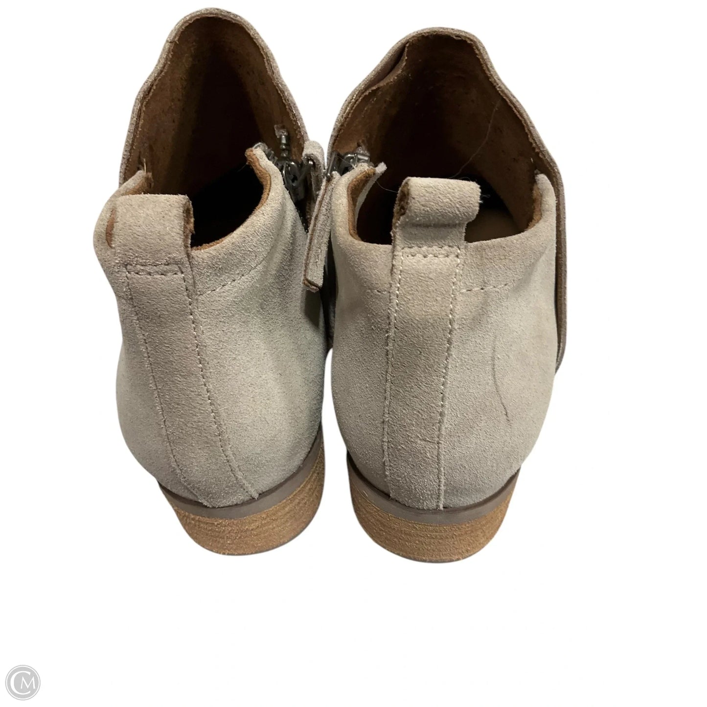 Boots Ankle Flats By Toms In Tan, Size: 10