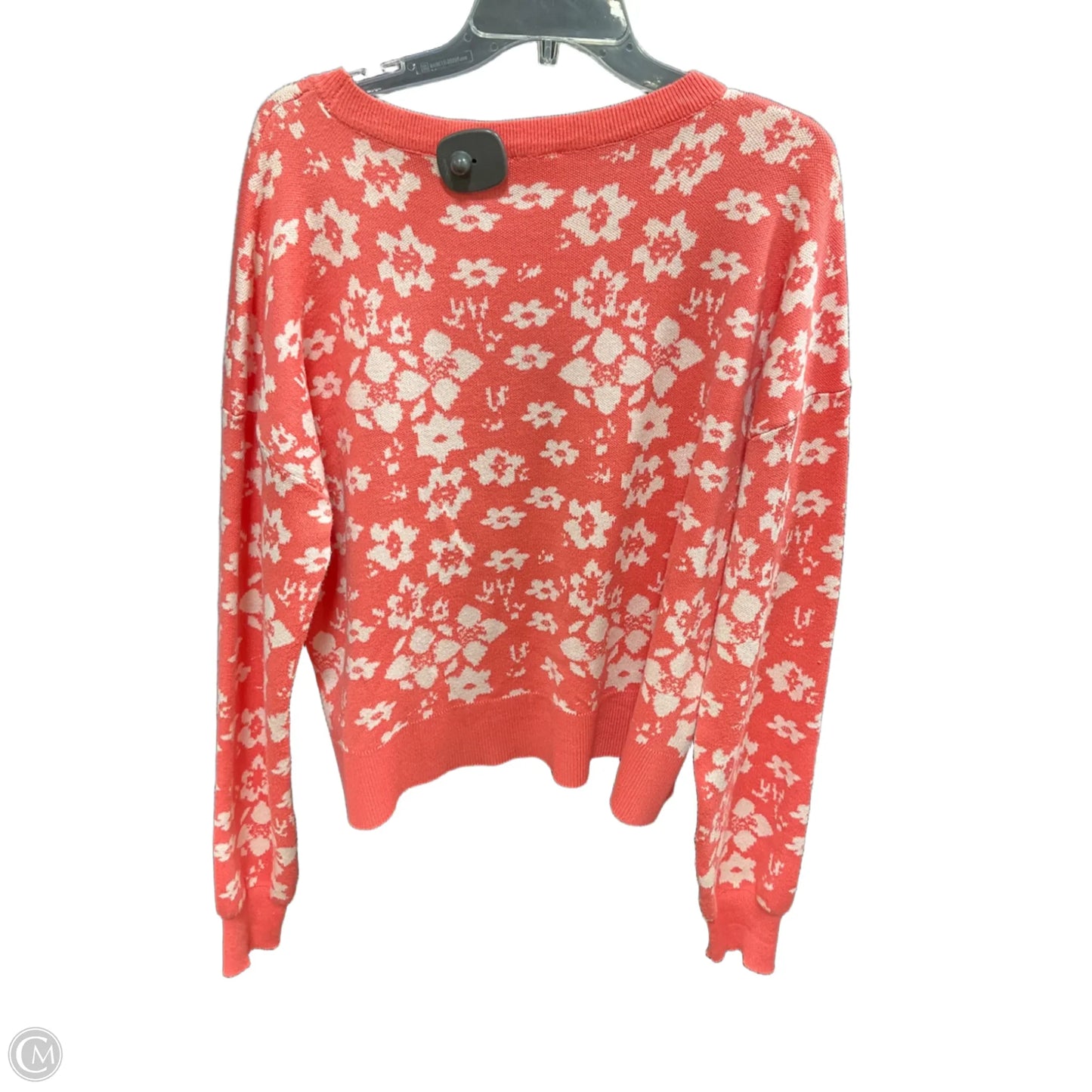 Sweater By Cyrus Knits In Peach, Size: Xl