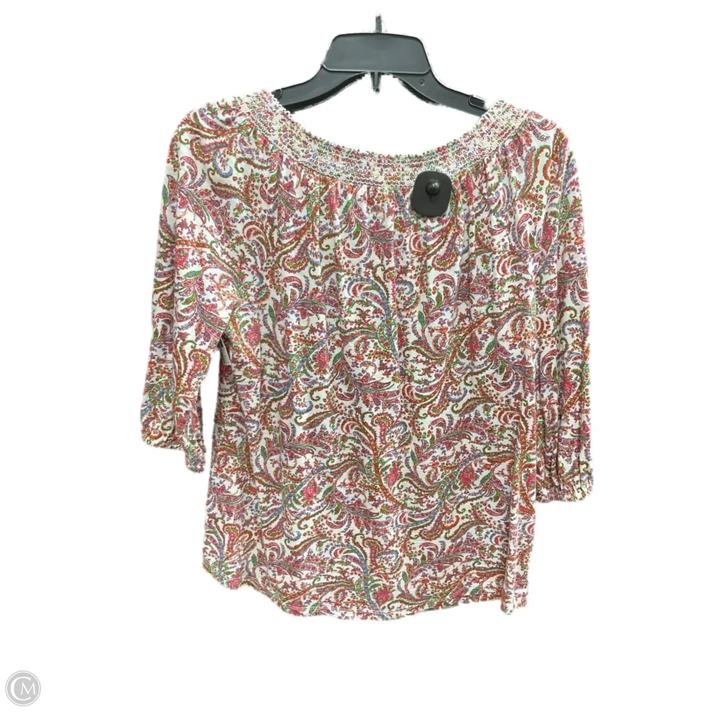 Top 3/4 Sleeve Basic By Ruff Hewn In Multi-colored, Size: M