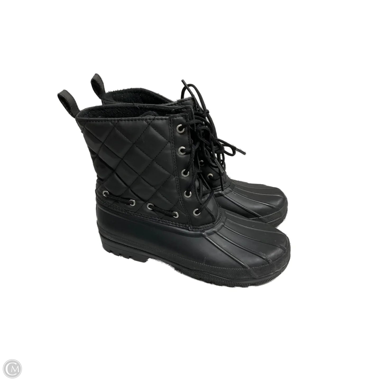 Boots Rain By Sperry In Black, Size: 7