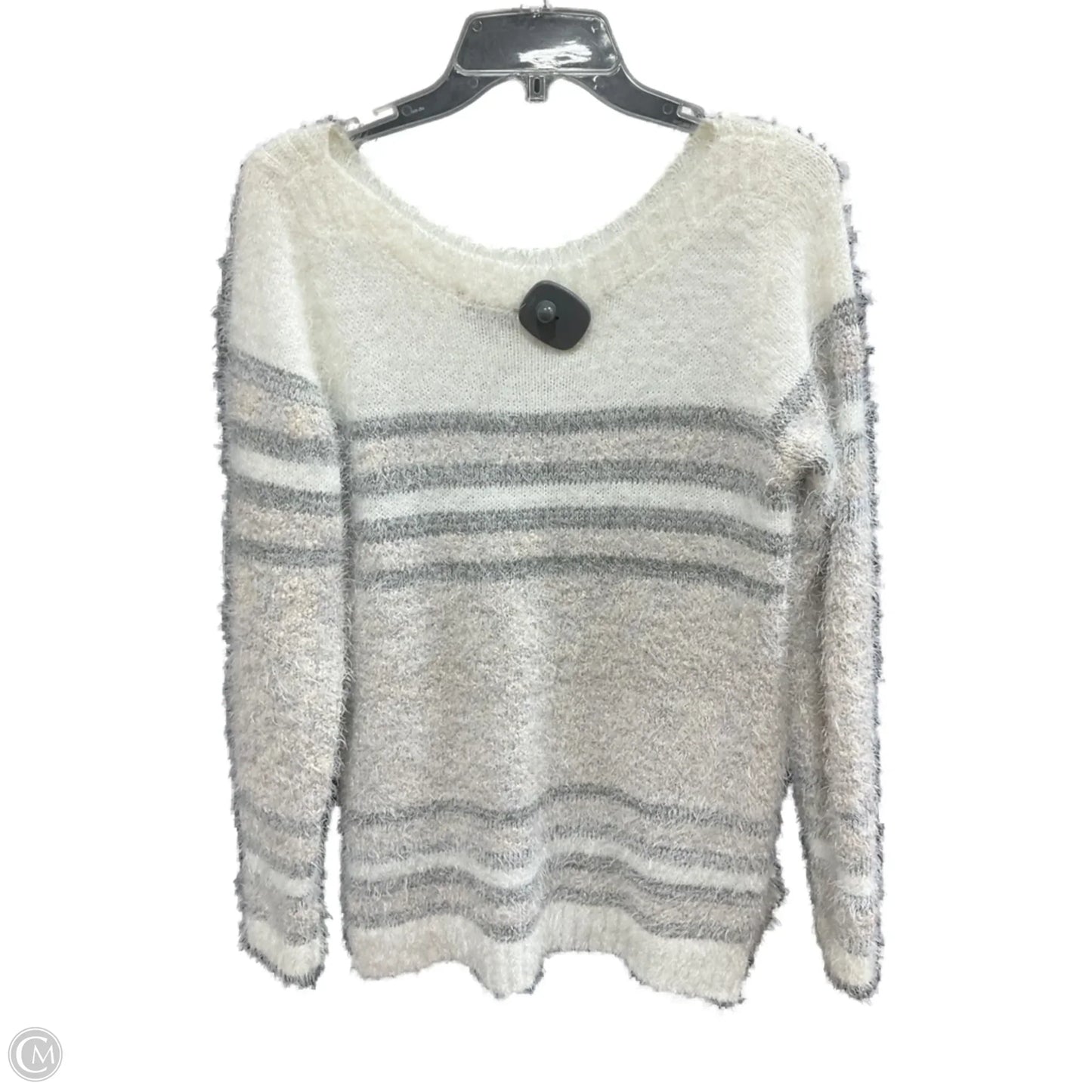 Sweater By Limited In White, Size: L