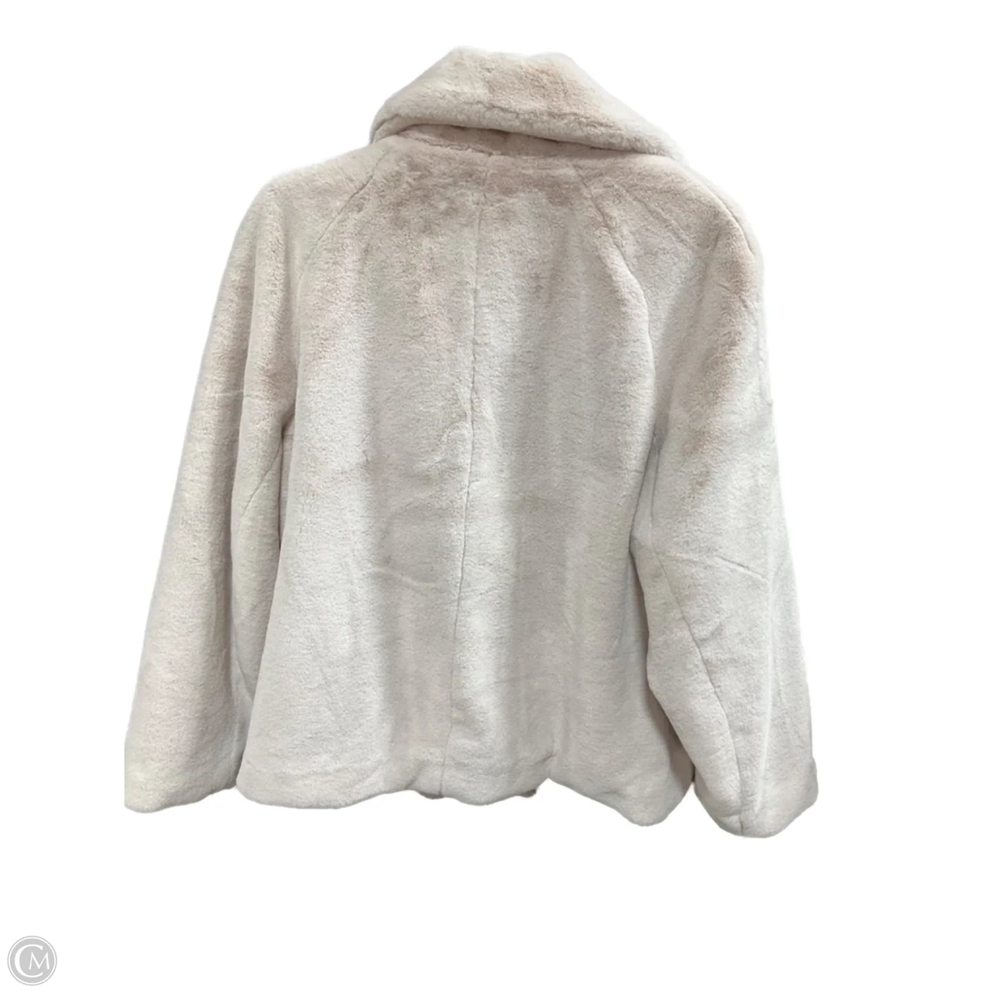 Coat Faux Fur & Sherpa By H&m In Pink, Size: M