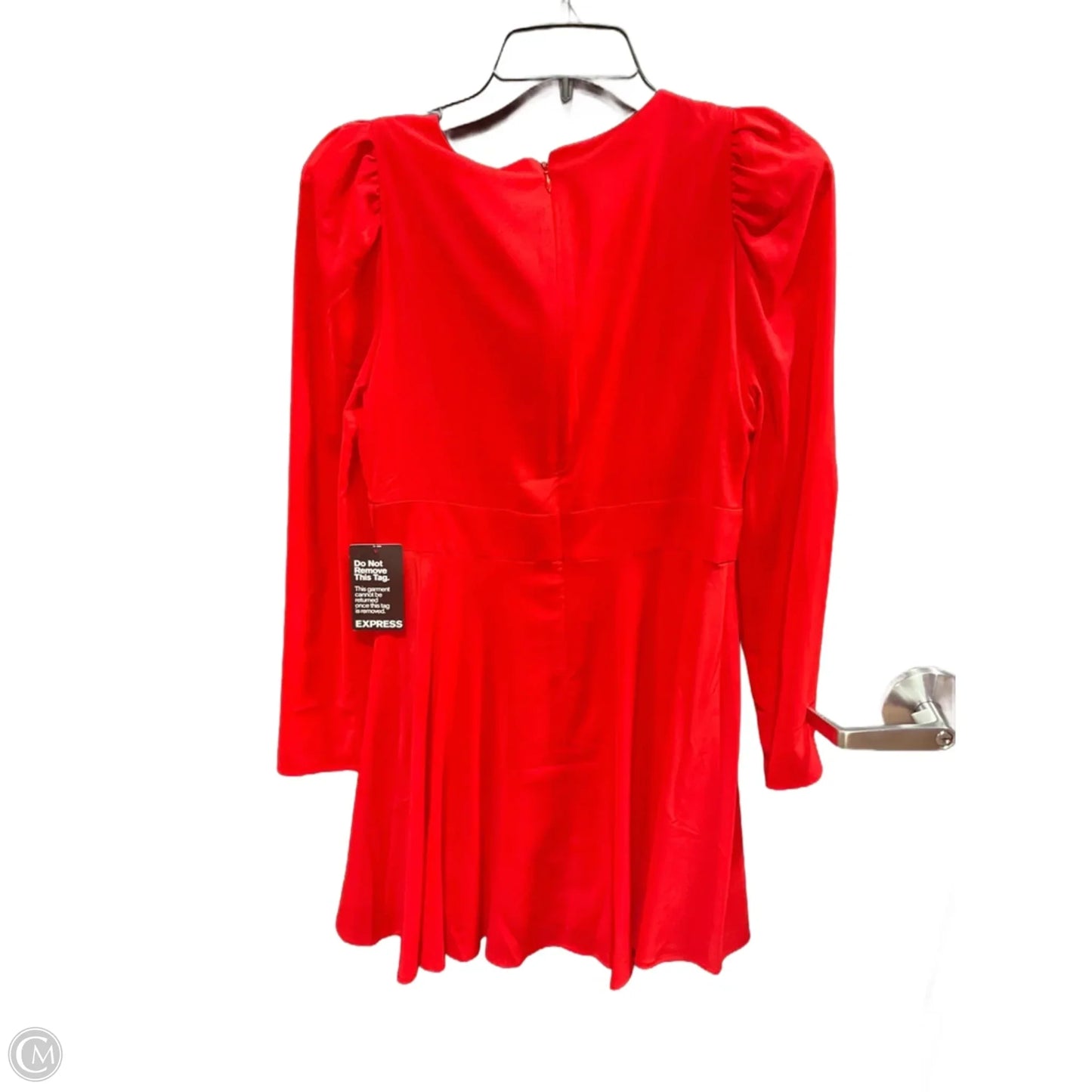 Dress Casual Short By Express In Red, Size: M