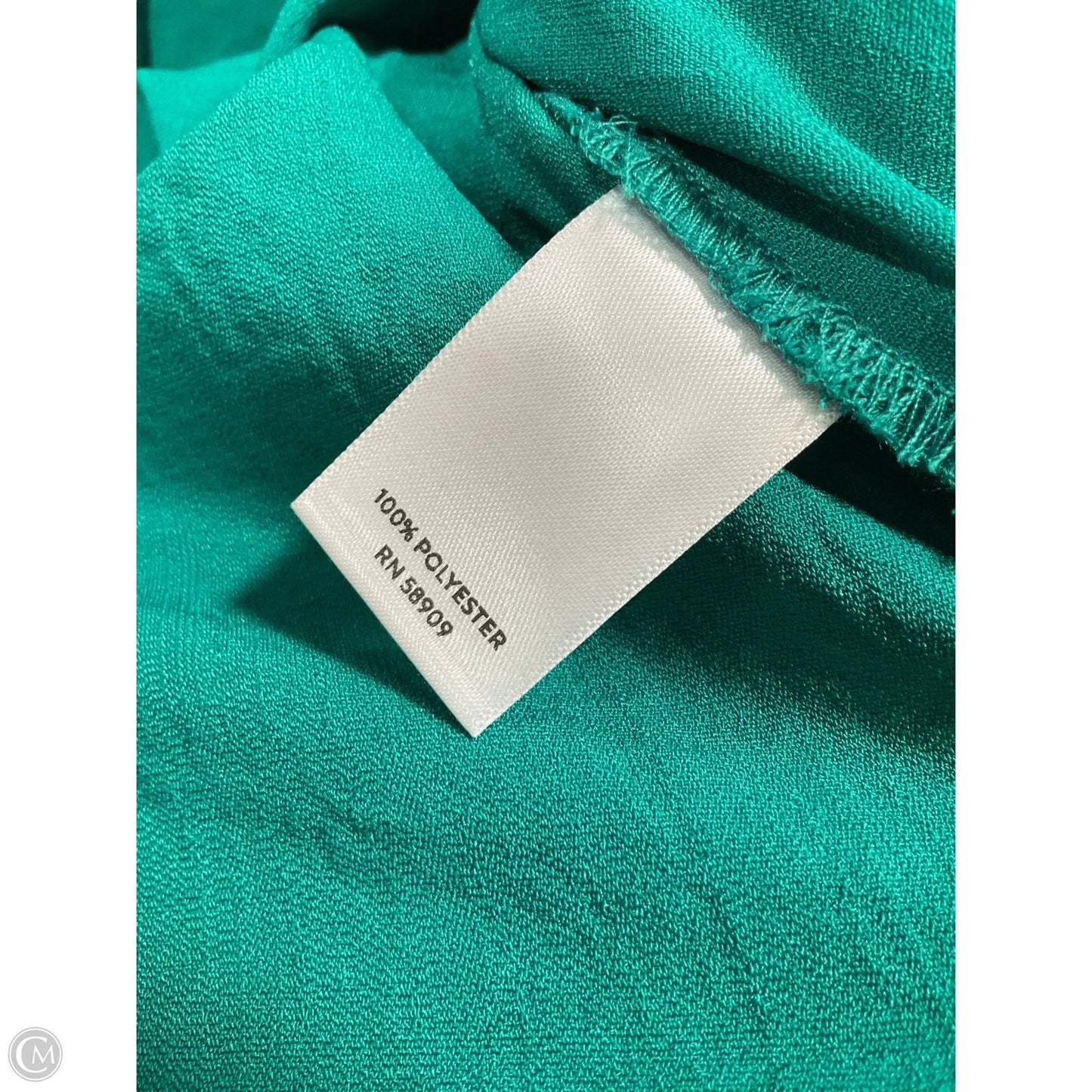 Top 3/4 Sleeve By West Bound In Green, Size: Mp