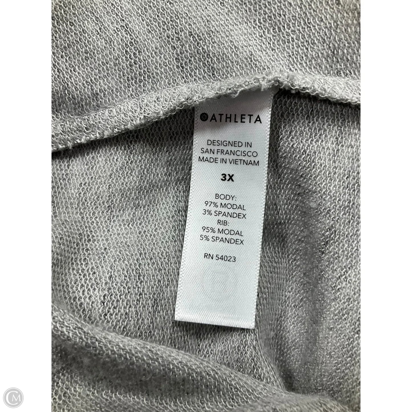 Cardigan By Athleta In Grey, Size: 3x