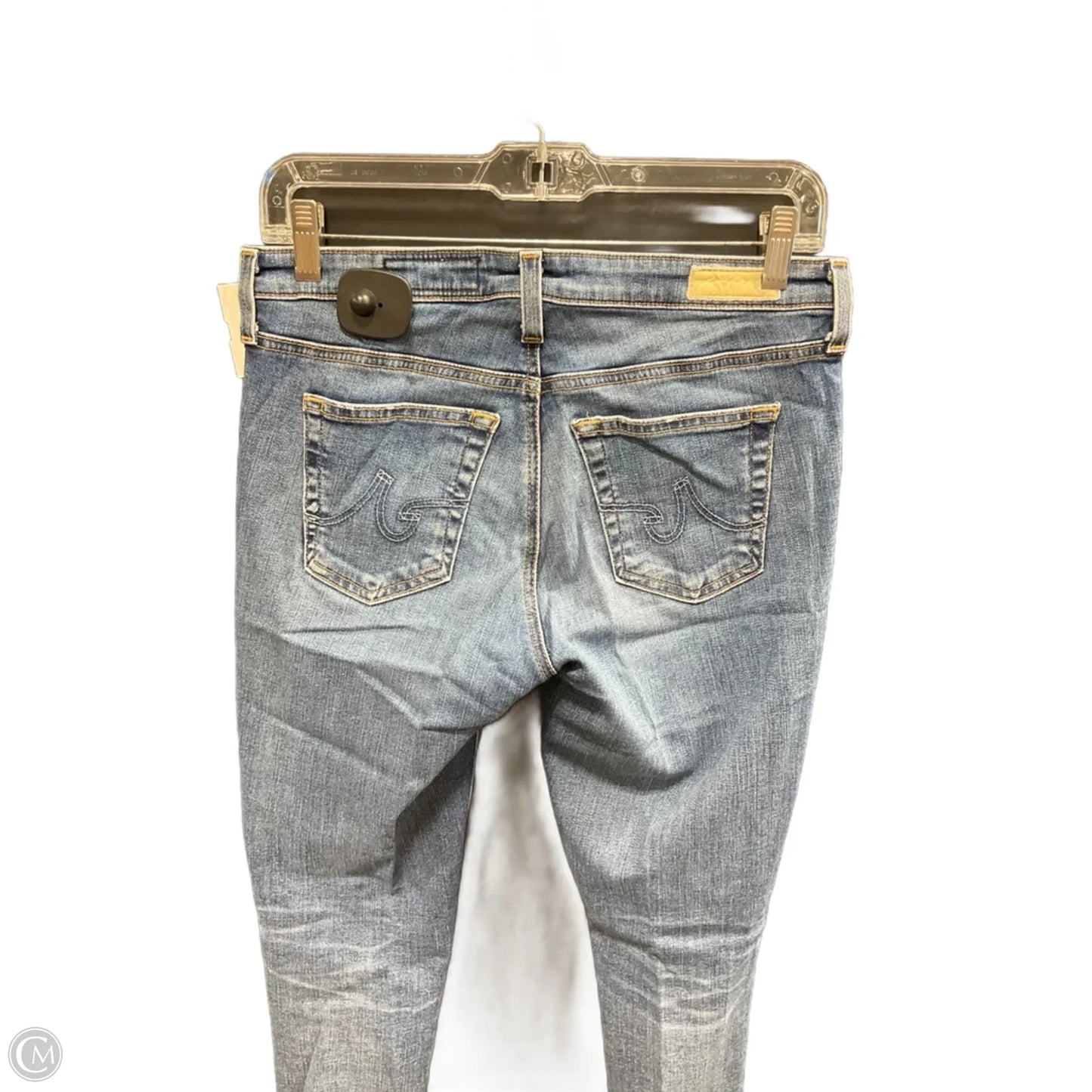 Jeans Skinny By Ag Jeans In Blue Denim, Size: 6