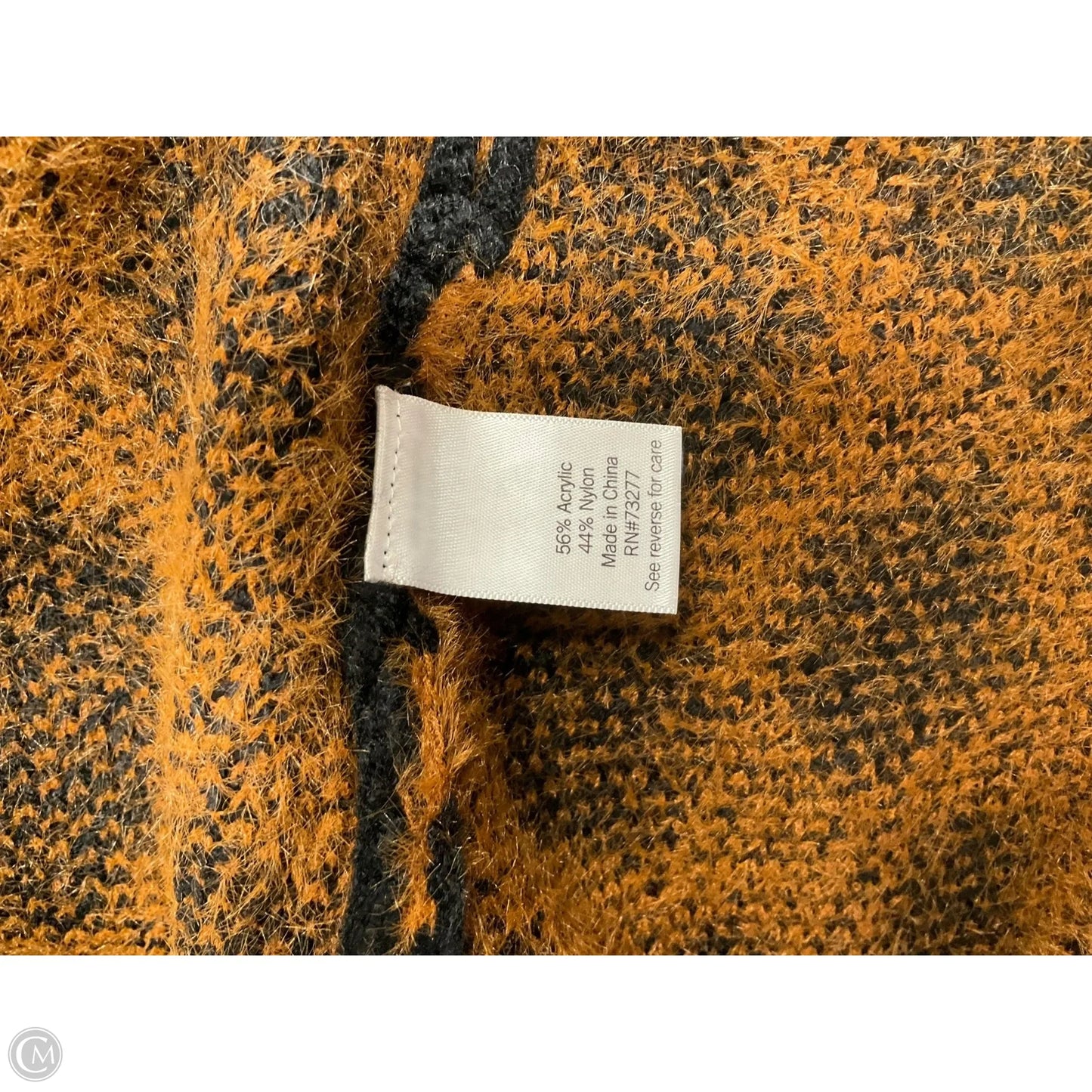 Sweater Cardigan By Nine West In Animal Print, Size: L