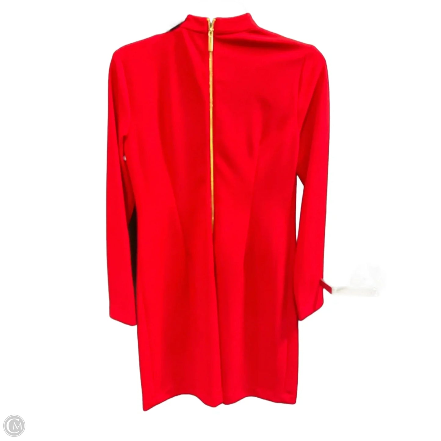 Dress Casual Short By Calvin Klein In Red, Size: S