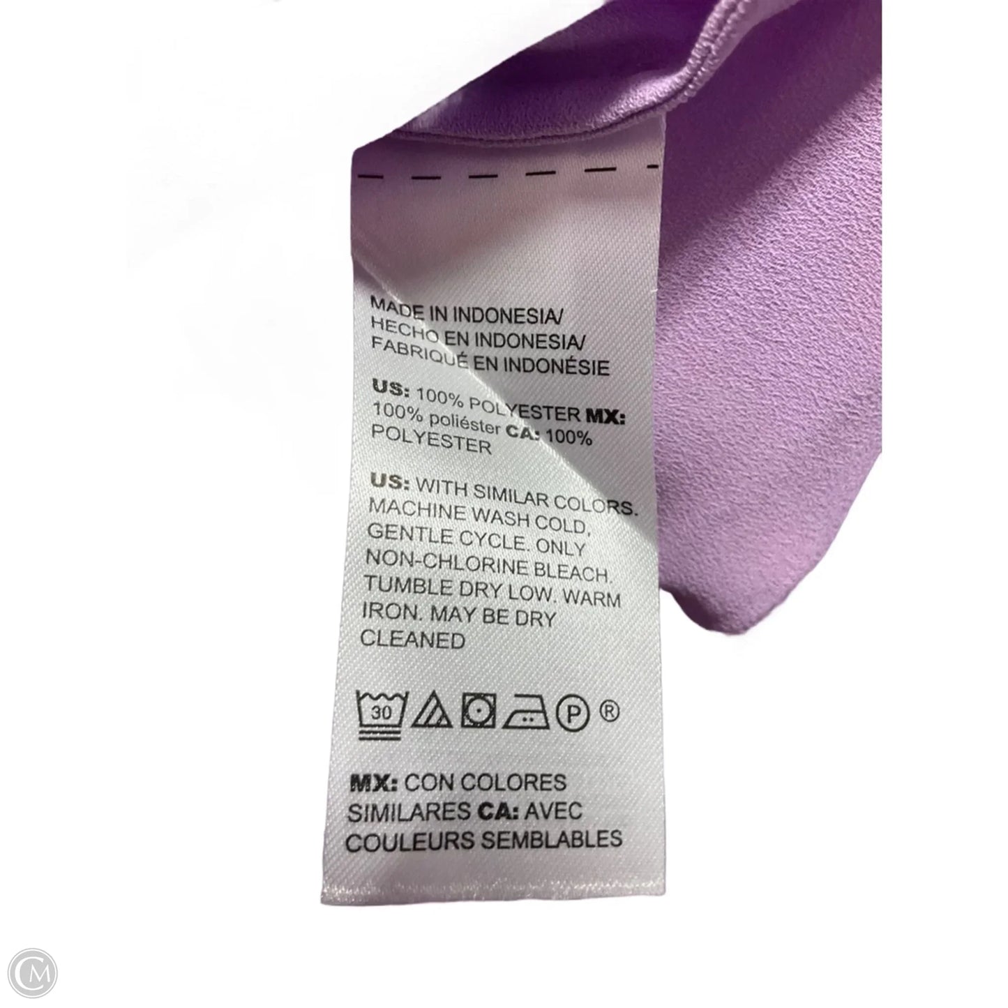 Top Long Sleeve By Chicos In Purple, Size: Xxl