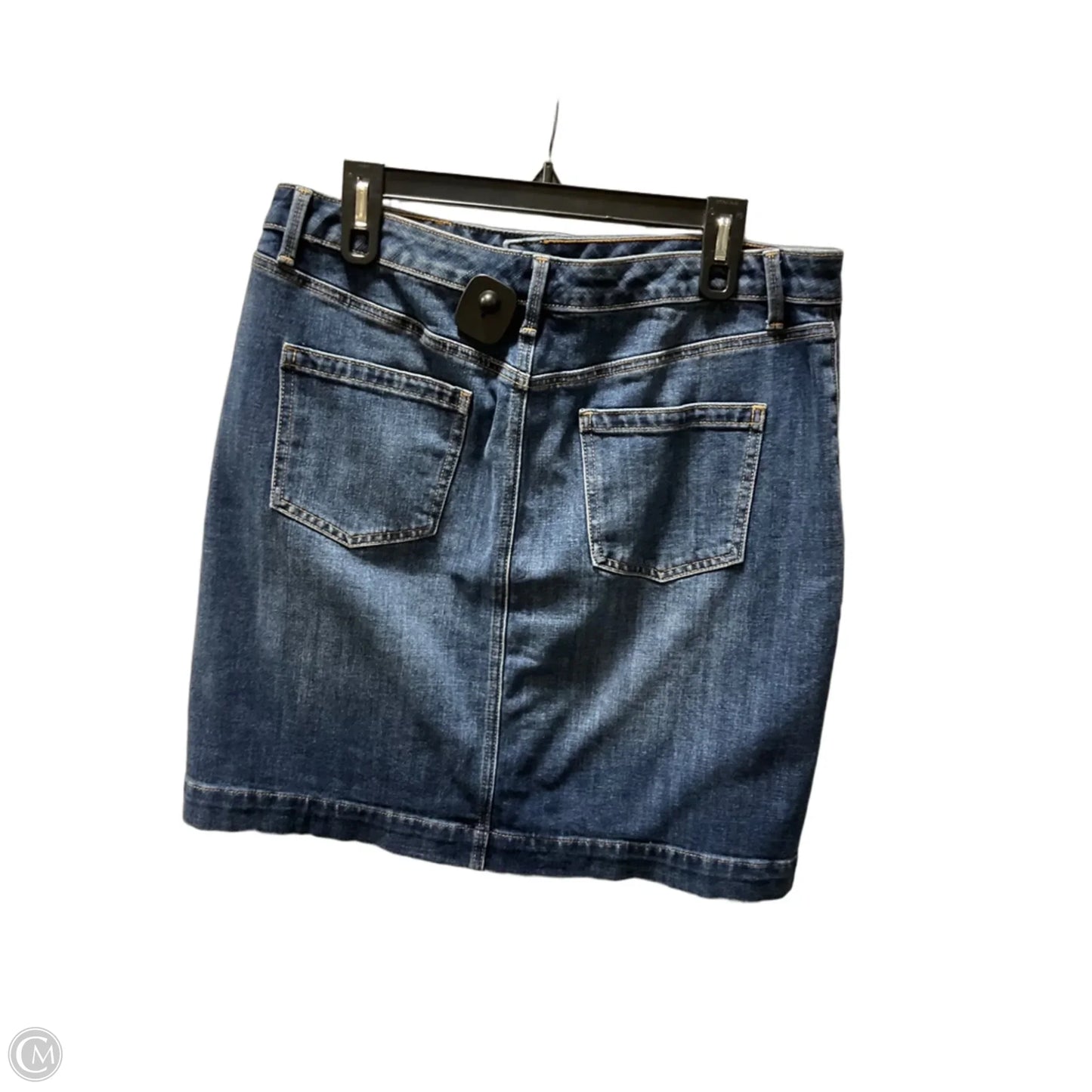 Skirt Mini & Short By Talbots In Blue Denim, Size: 12