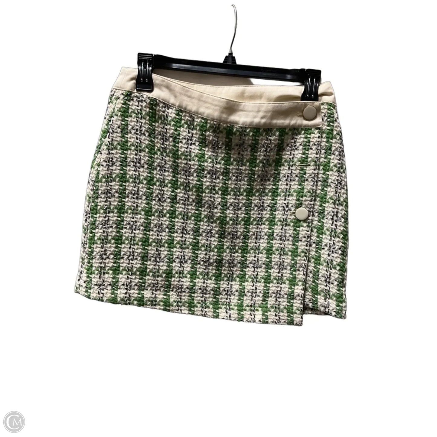 Skirt Mini & Short By Mng In Green, Size: S