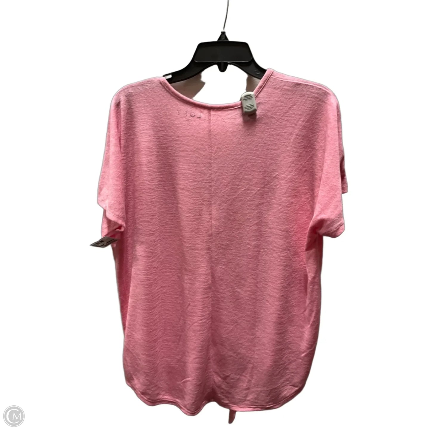 Top Short Sleeve Basic By Loft In Pink, Size: M