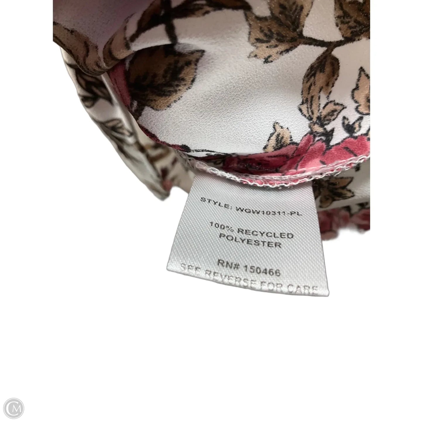 Top Short Sleeve By 41 Hawthorn In Floral Print, Size: 1x