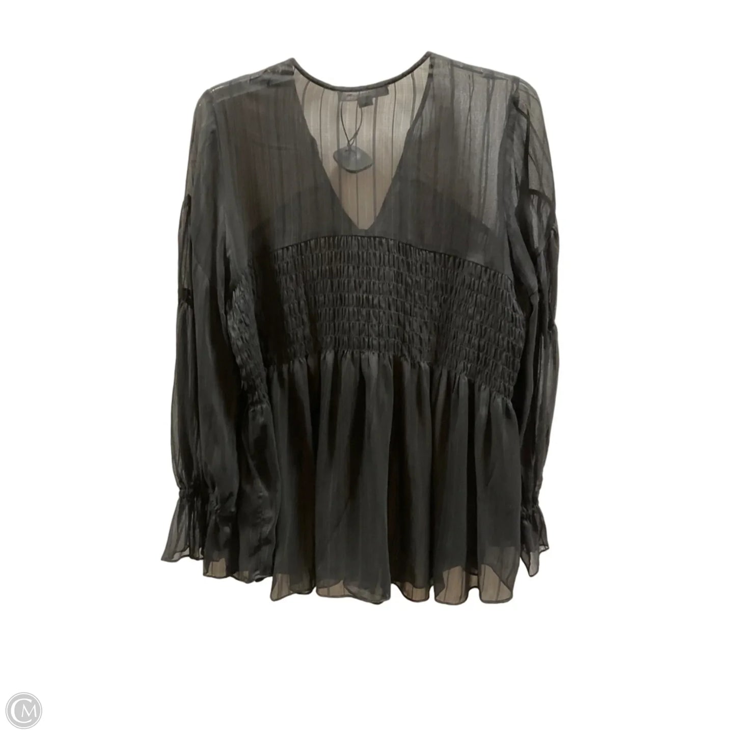 Top Long Sleeve By All Saints In Black, Size: M