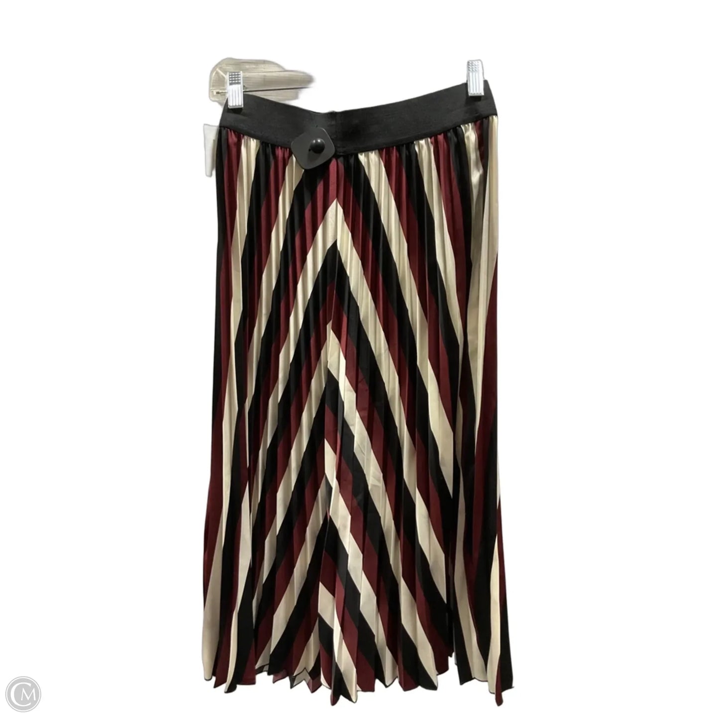 Skirt Midi By Saks Fifth Avenue In Striped Pattern, Size: Xs