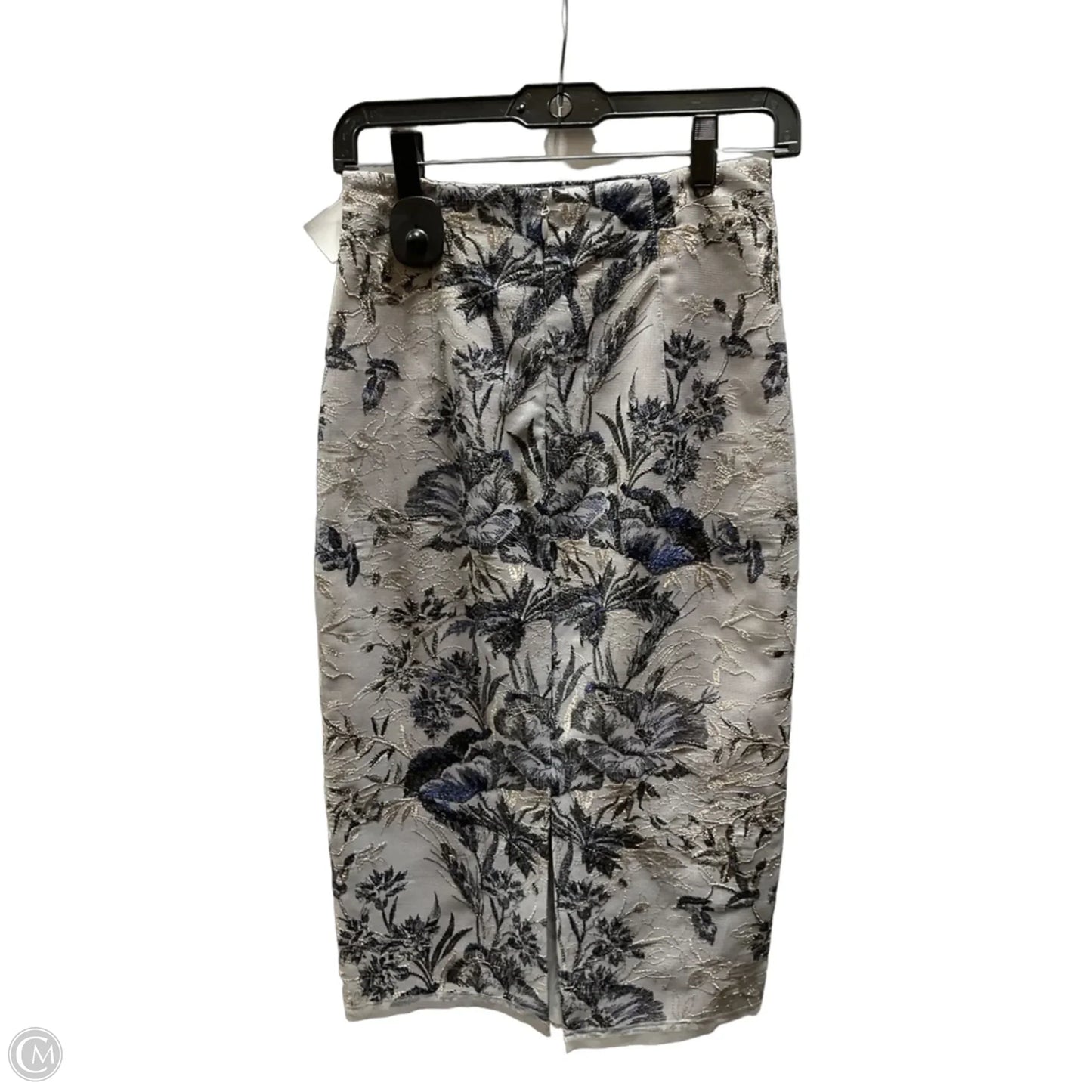 Skirt Midi By Bcbgmaxazria In Grey, Size: 2
