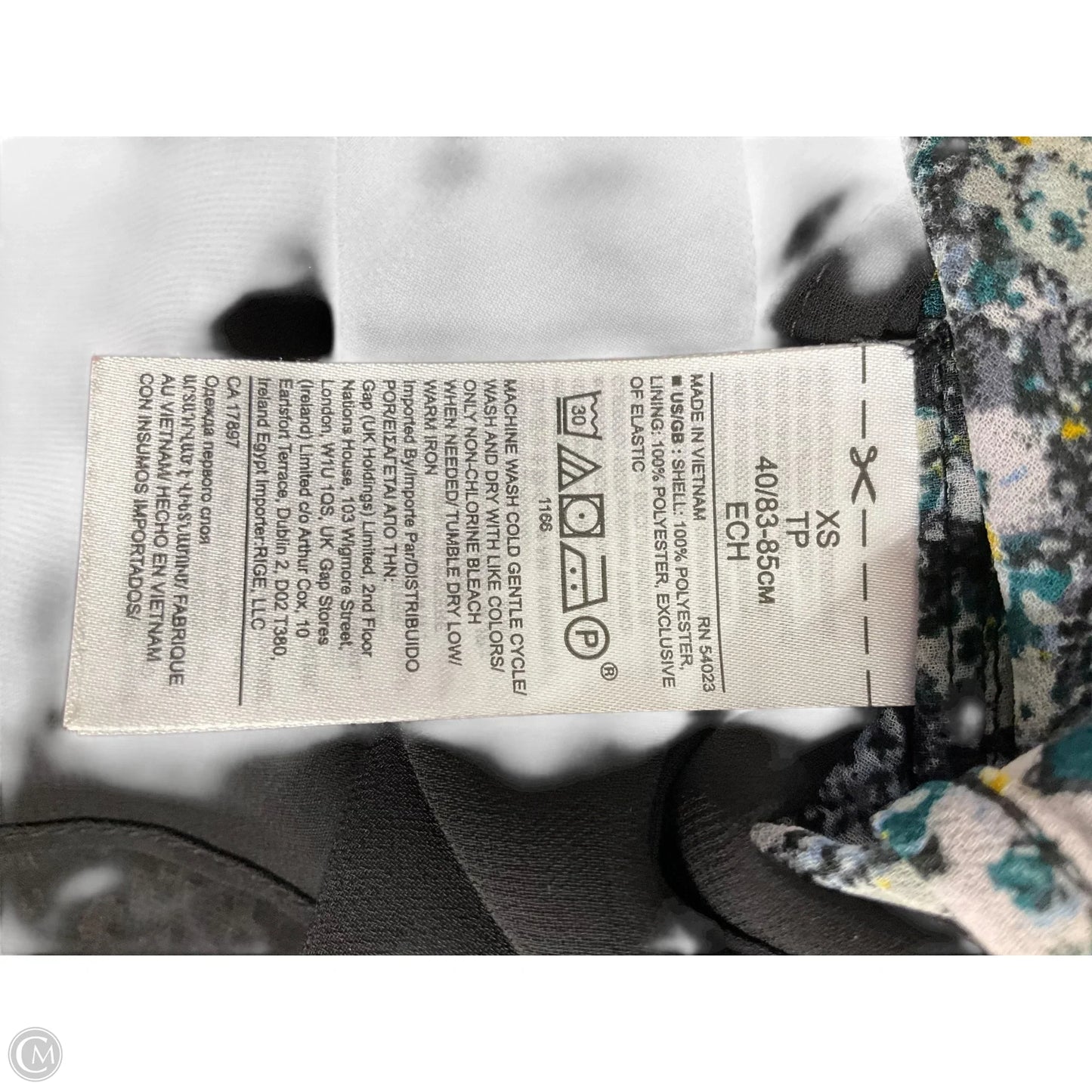 Top Long Sleeve By Banana Republic In Floral, Size: Xs