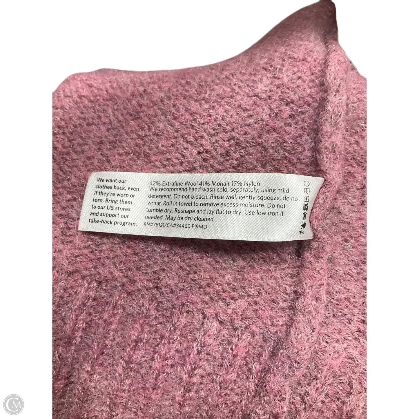 Cardigan By Eileen Fisher In Pink, Size: Sp