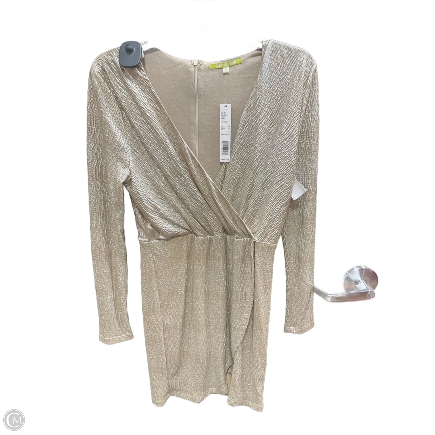 Dress Party Short By Gianni Bini In Silver, Size: M