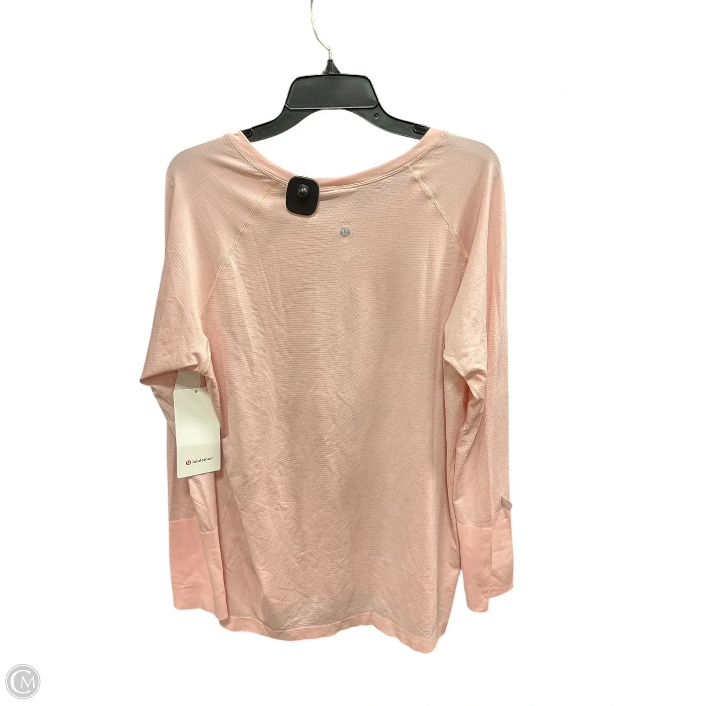 Athletic Top Long Sleeve Crewneck By Lululemon In Pink, Size: 20