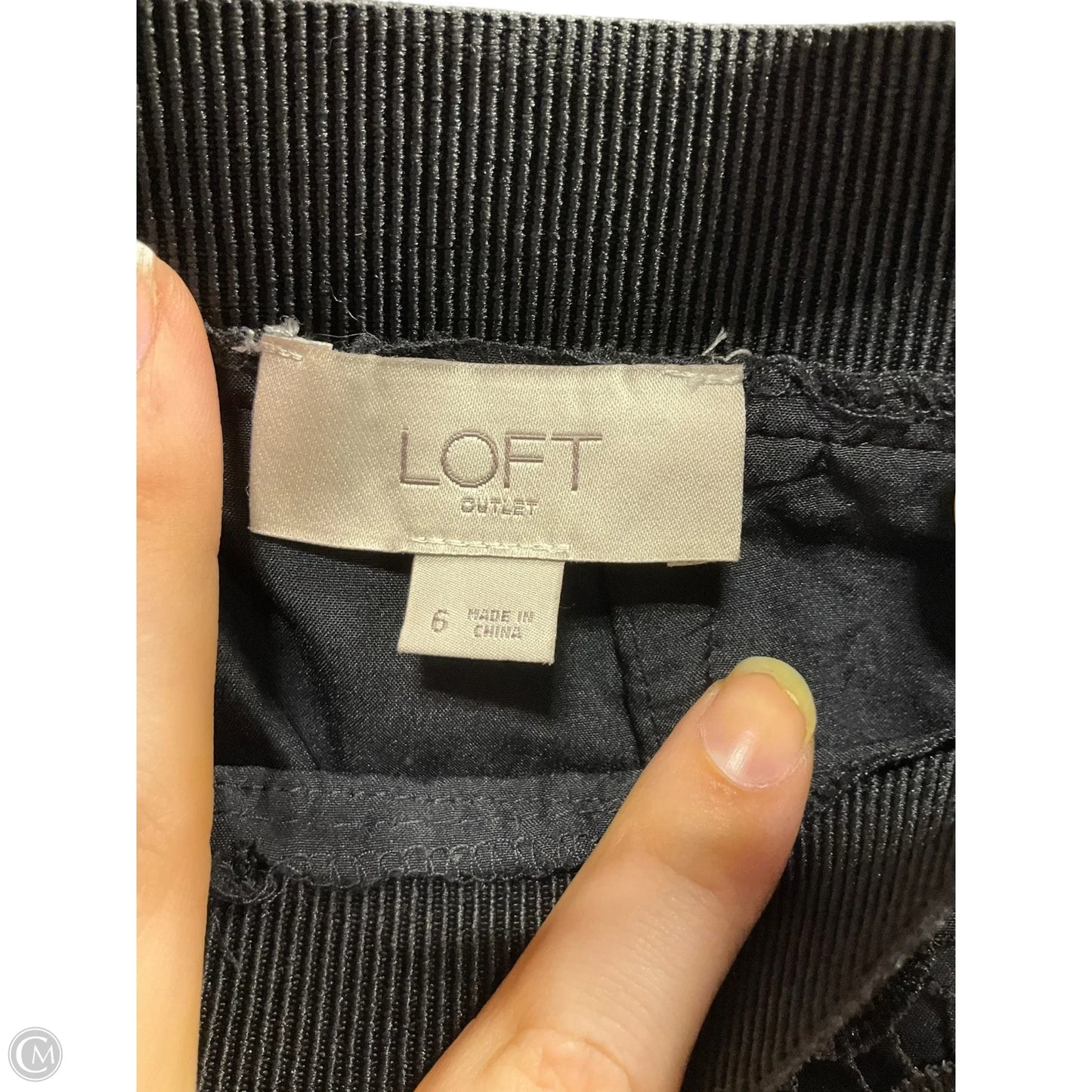 Skirt Mini & Short By Loft In Black, Size: 6