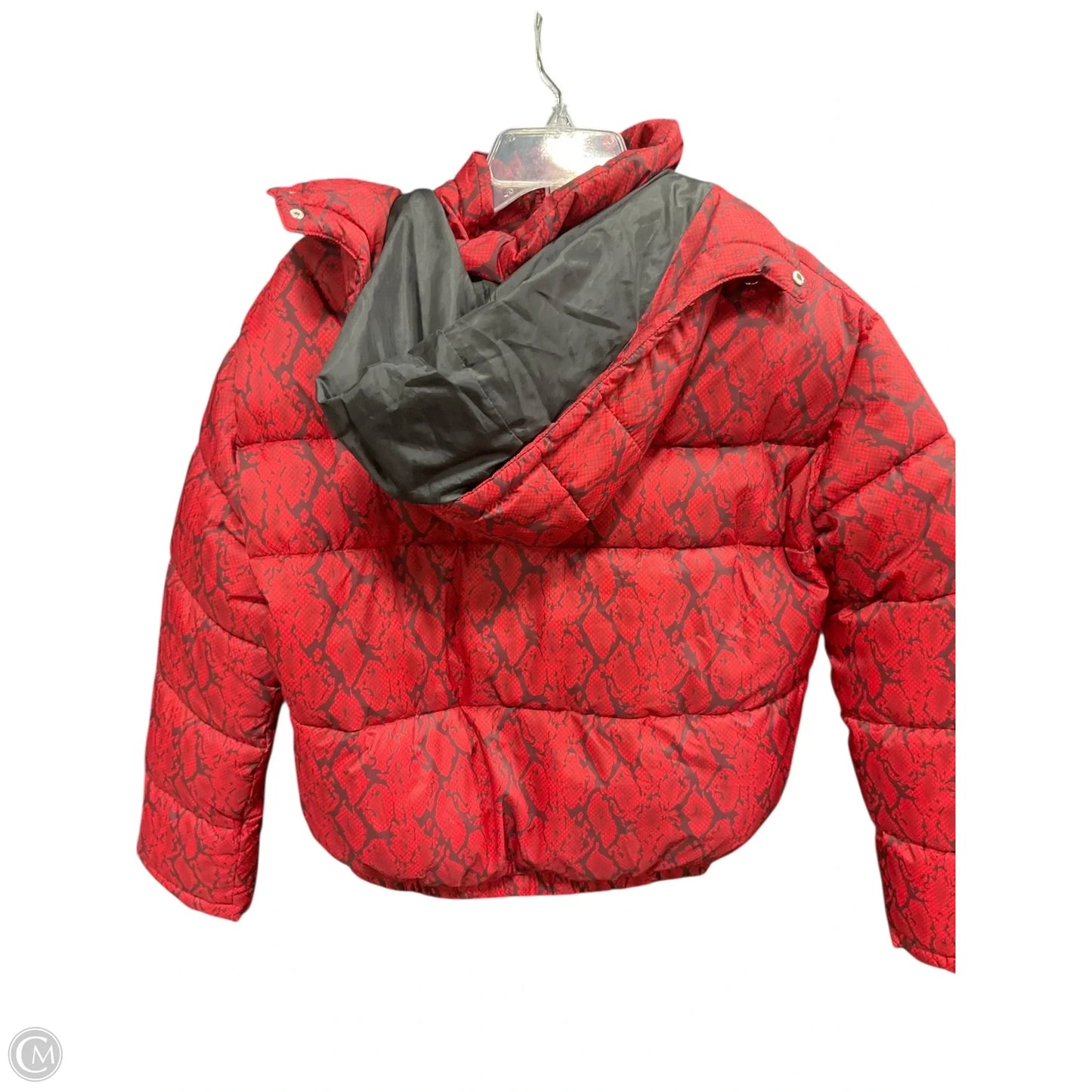 Coat Puffer & Quilted By Guess In Red, Size: L