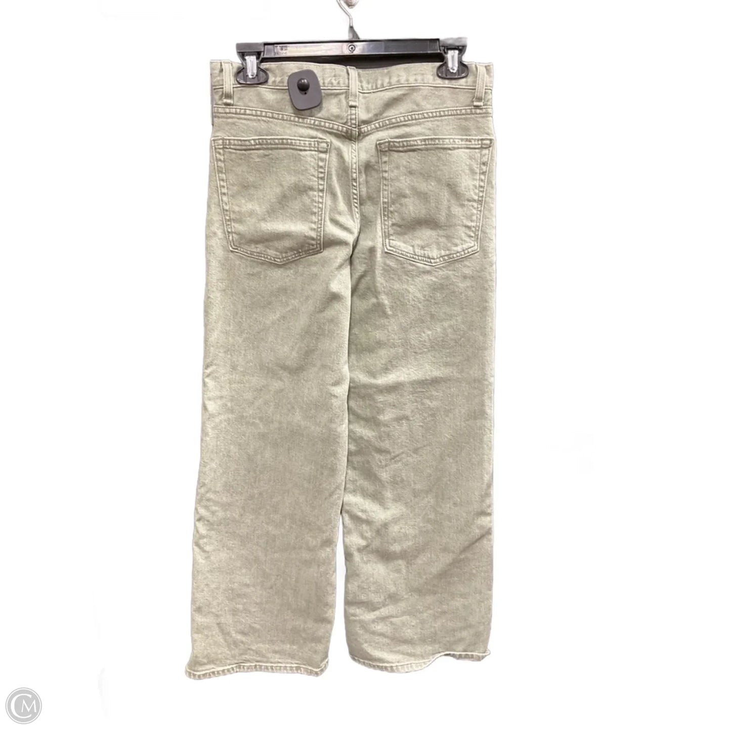 Jeans Wide Leg By Askk Ny In Green, Size: 6