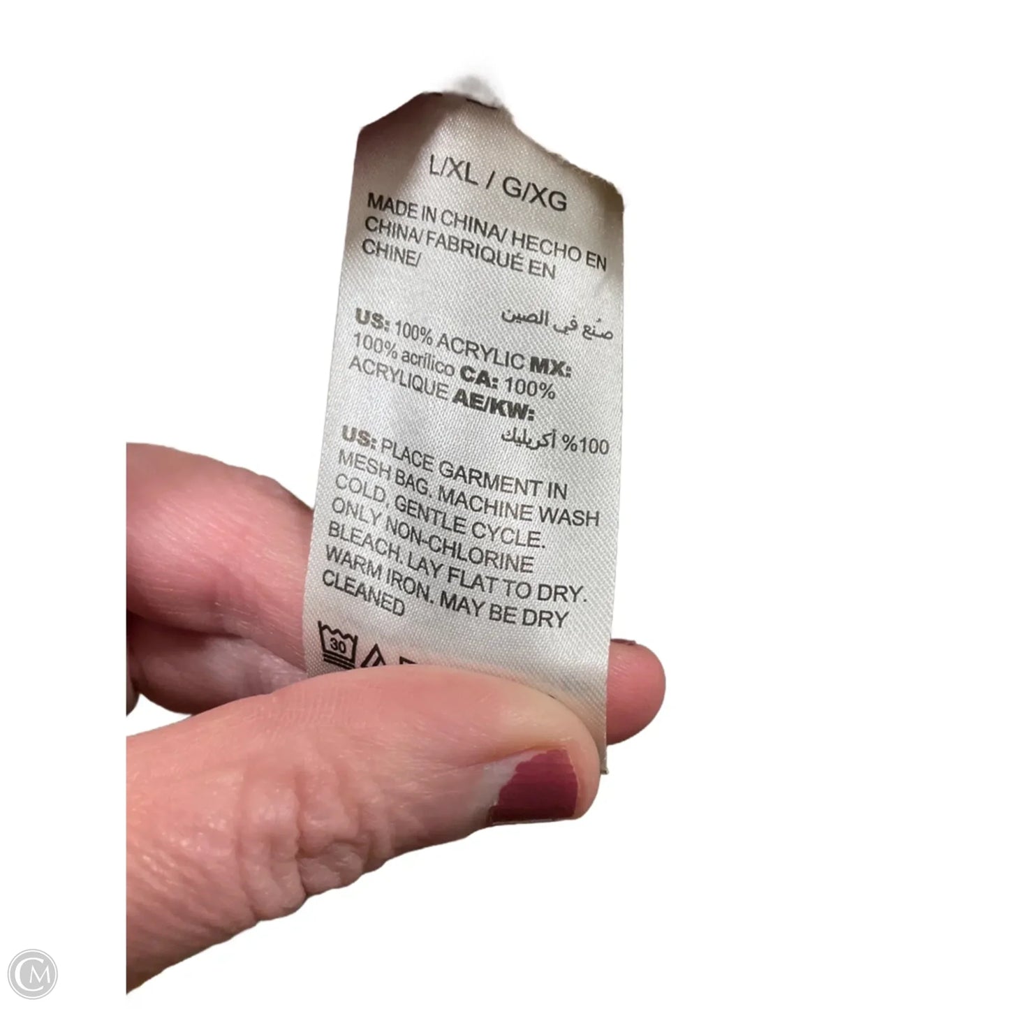 Poncho By Chicos In Cream, Size: L