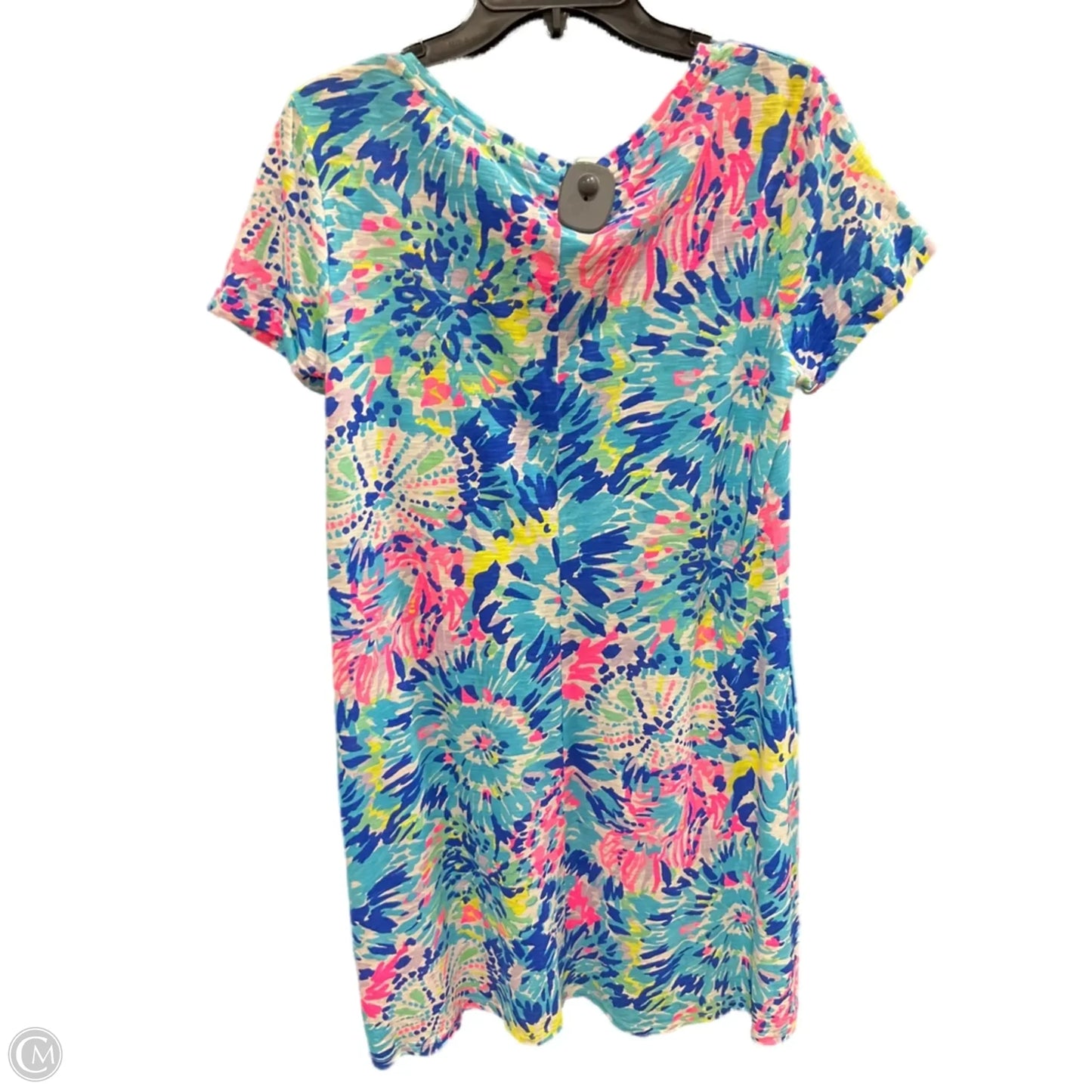 Dress Designer By Lilly Pulitzer In Blue & Pink, Size: L