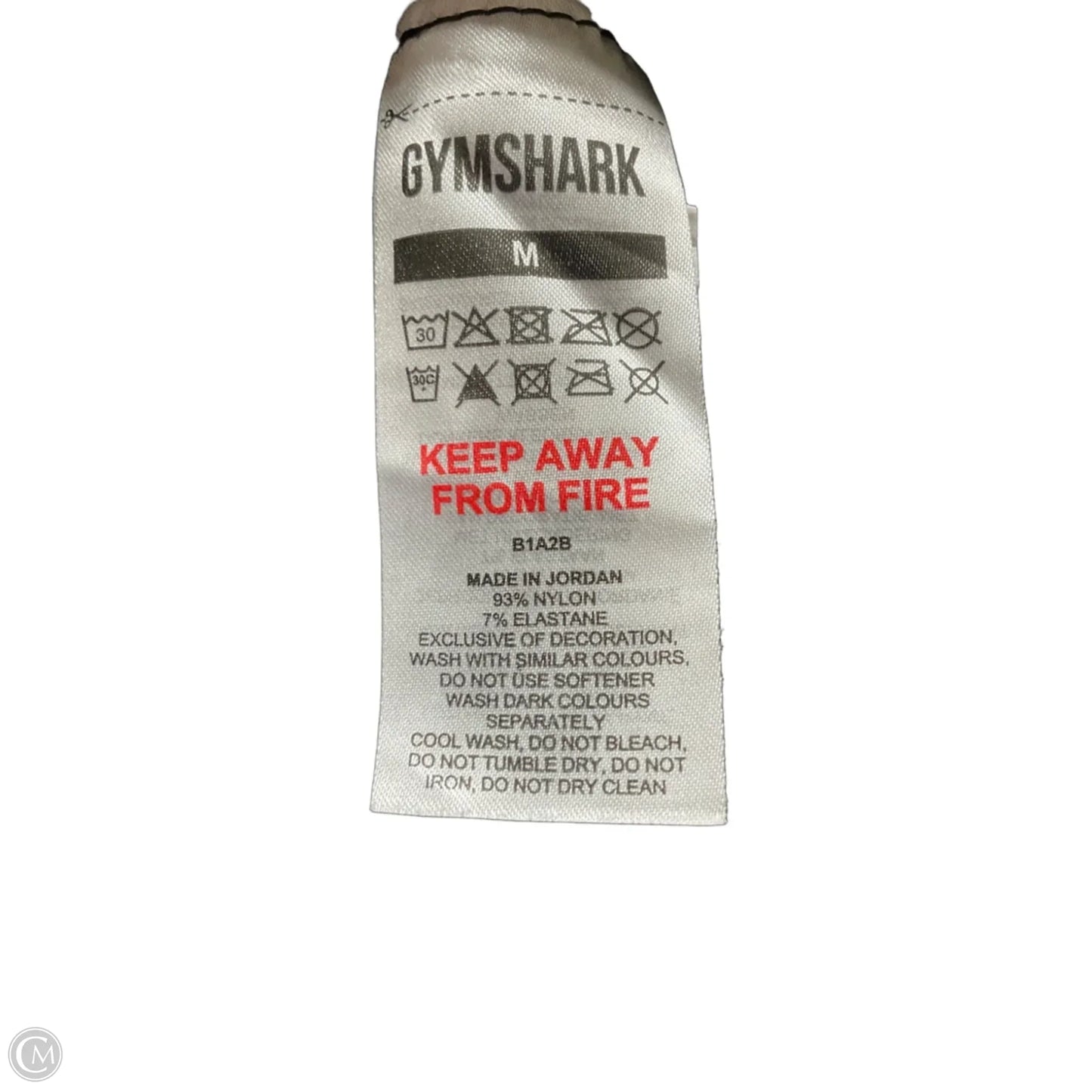 Athletic Leggings By Gym Shark In Black, Size: M