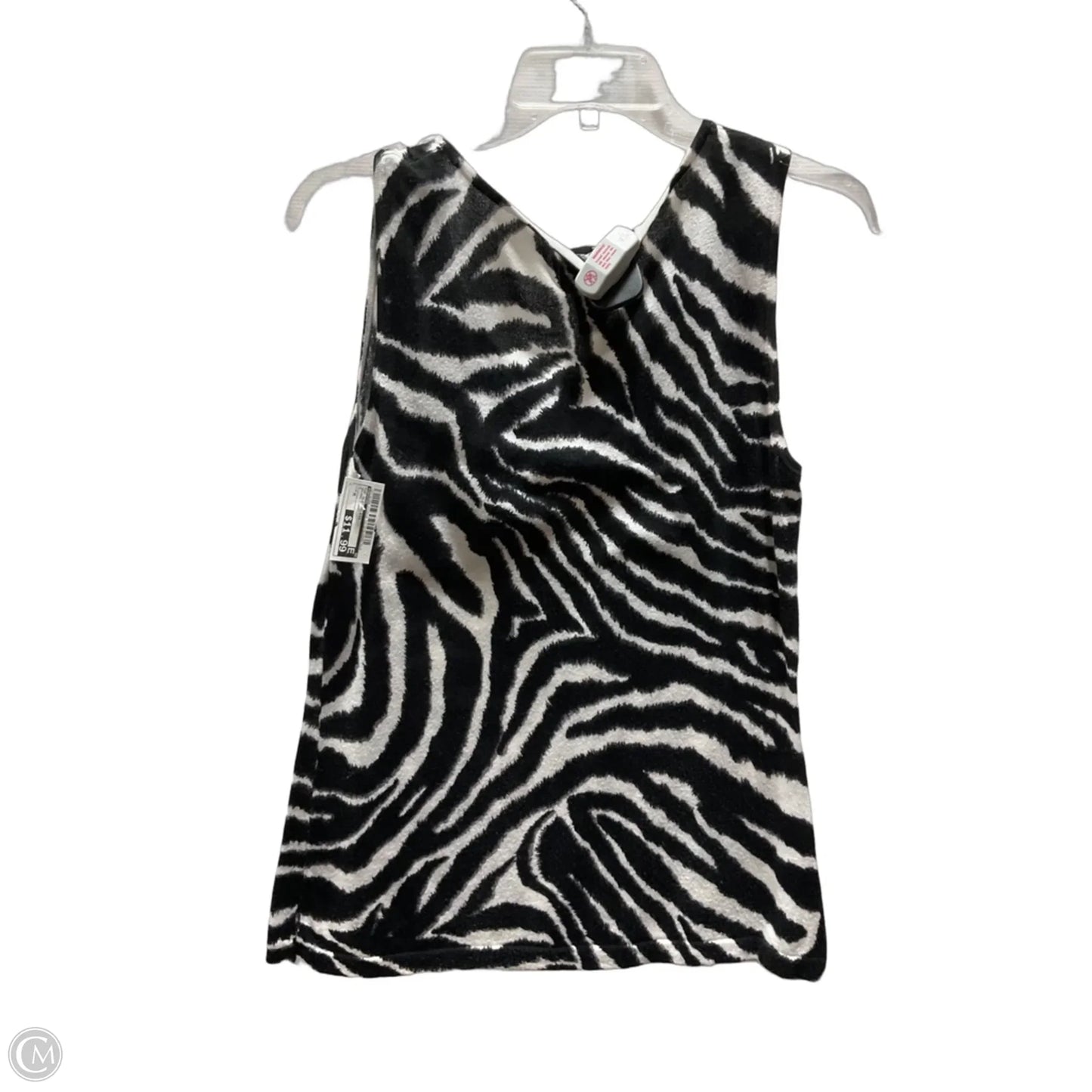Top Sleeveless By Chicos In Animal Print, Size: M
